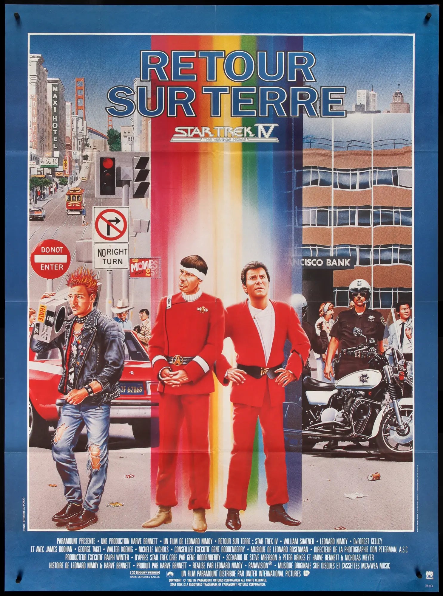 Star Trek IV: The Voyage Home (1986) original movie poster for sale at Originalfilmart