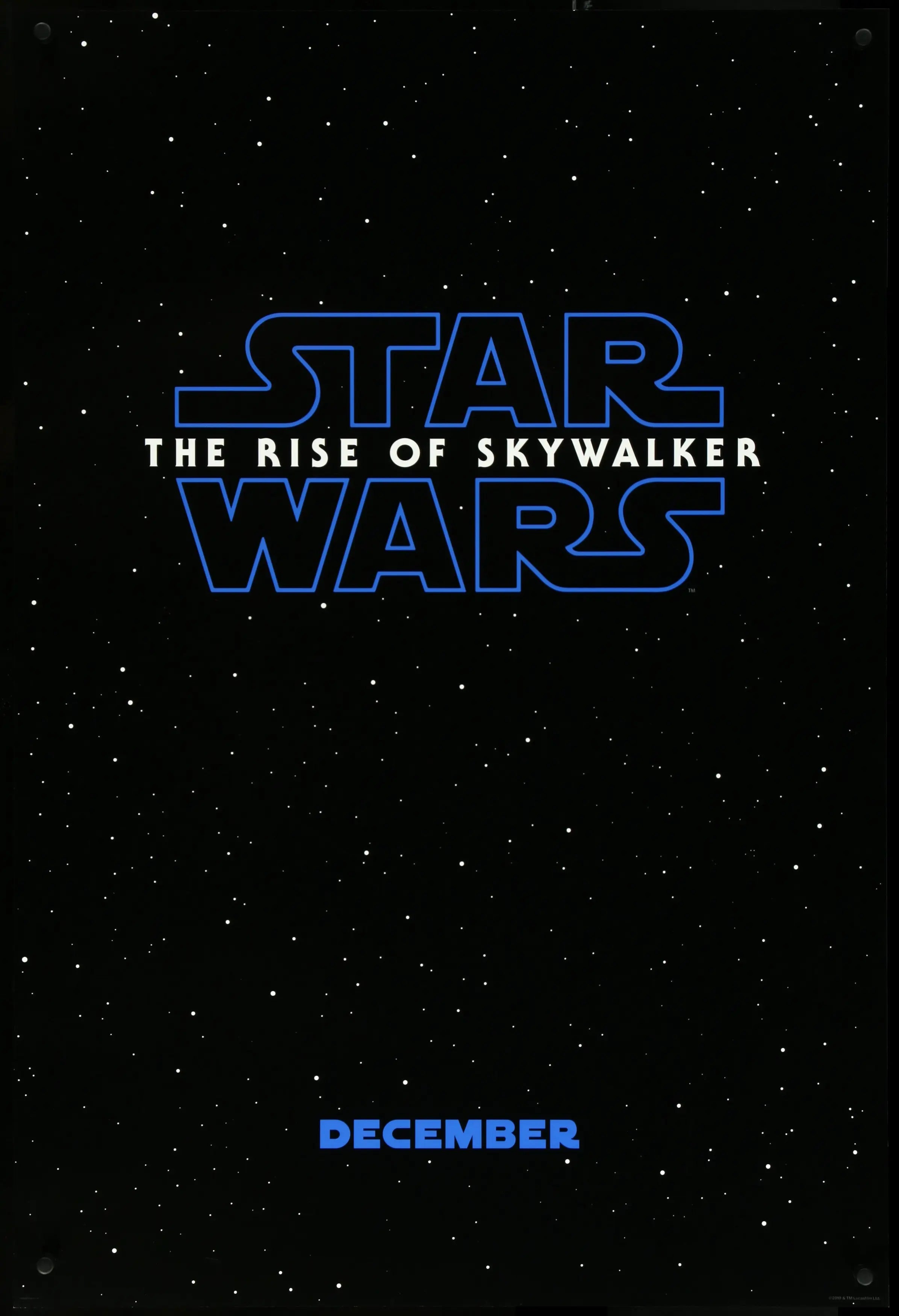 Star Wars: The Rise of Skywalker (2019) original movie poster for sale at Originalfilmart