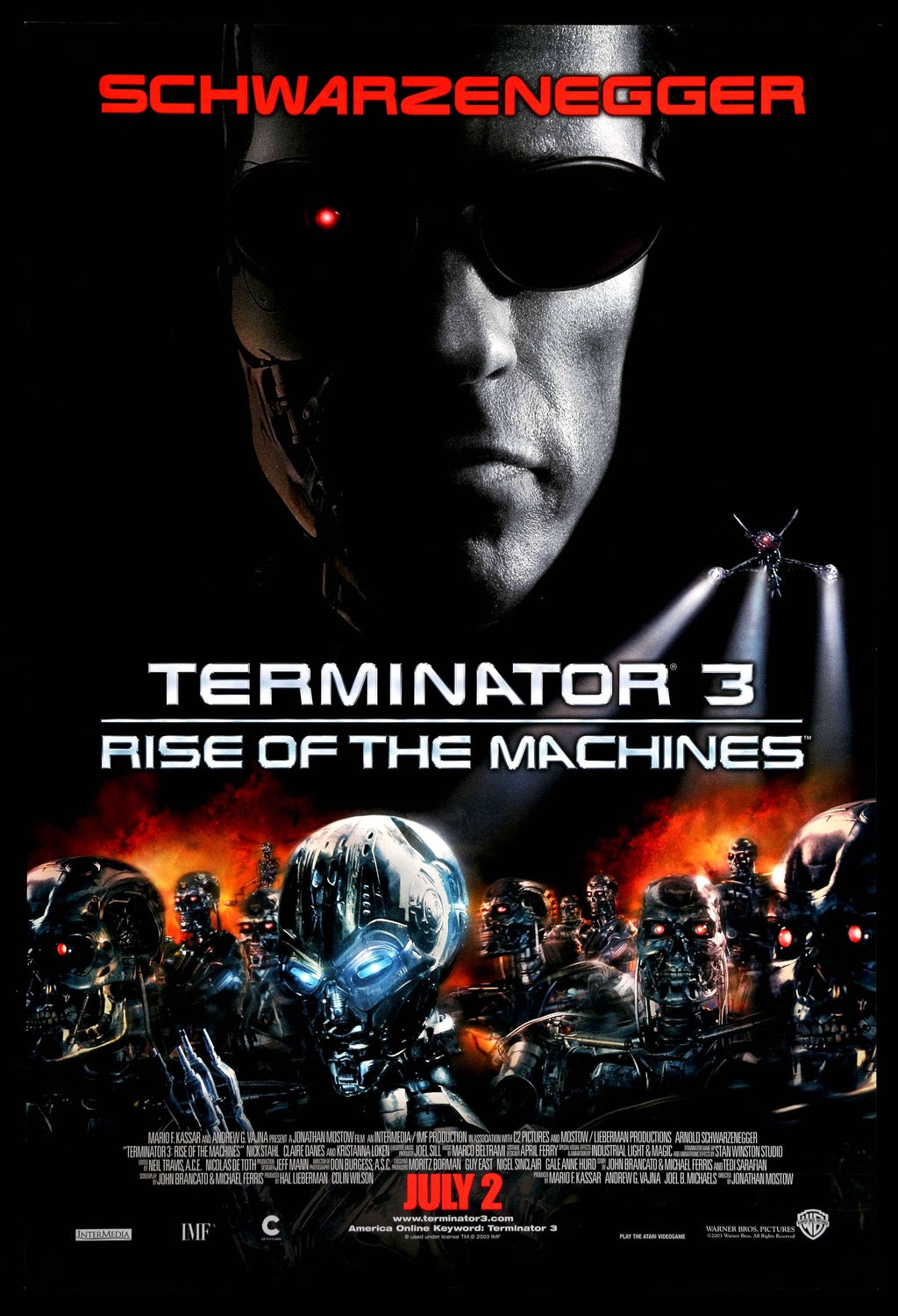 Terminator 3: Rise of the Machines (2003) original movie poster for sale at Originalfilmart