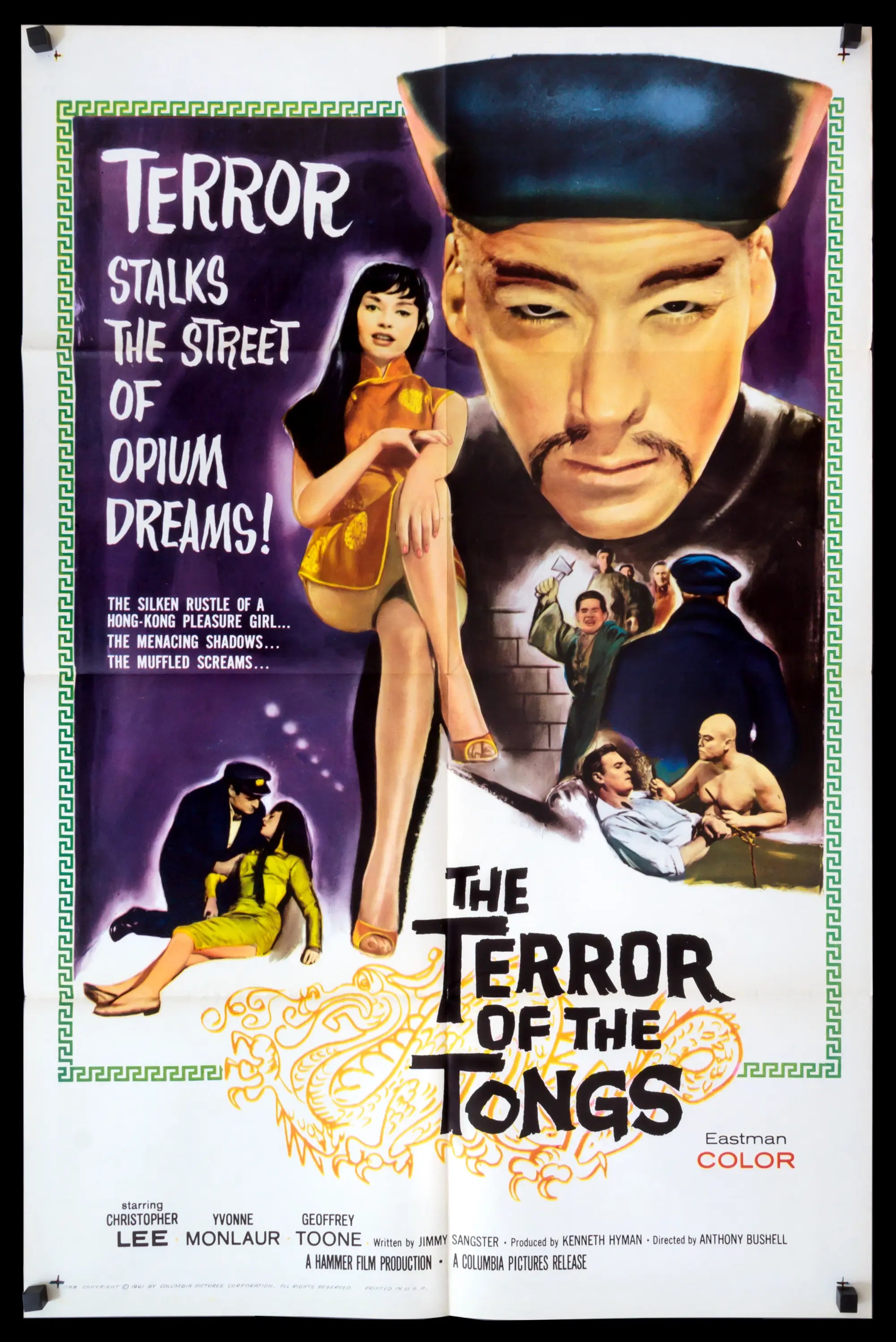 Terror of the Tongs (1961) original movie poster for sale at Originalfilmart