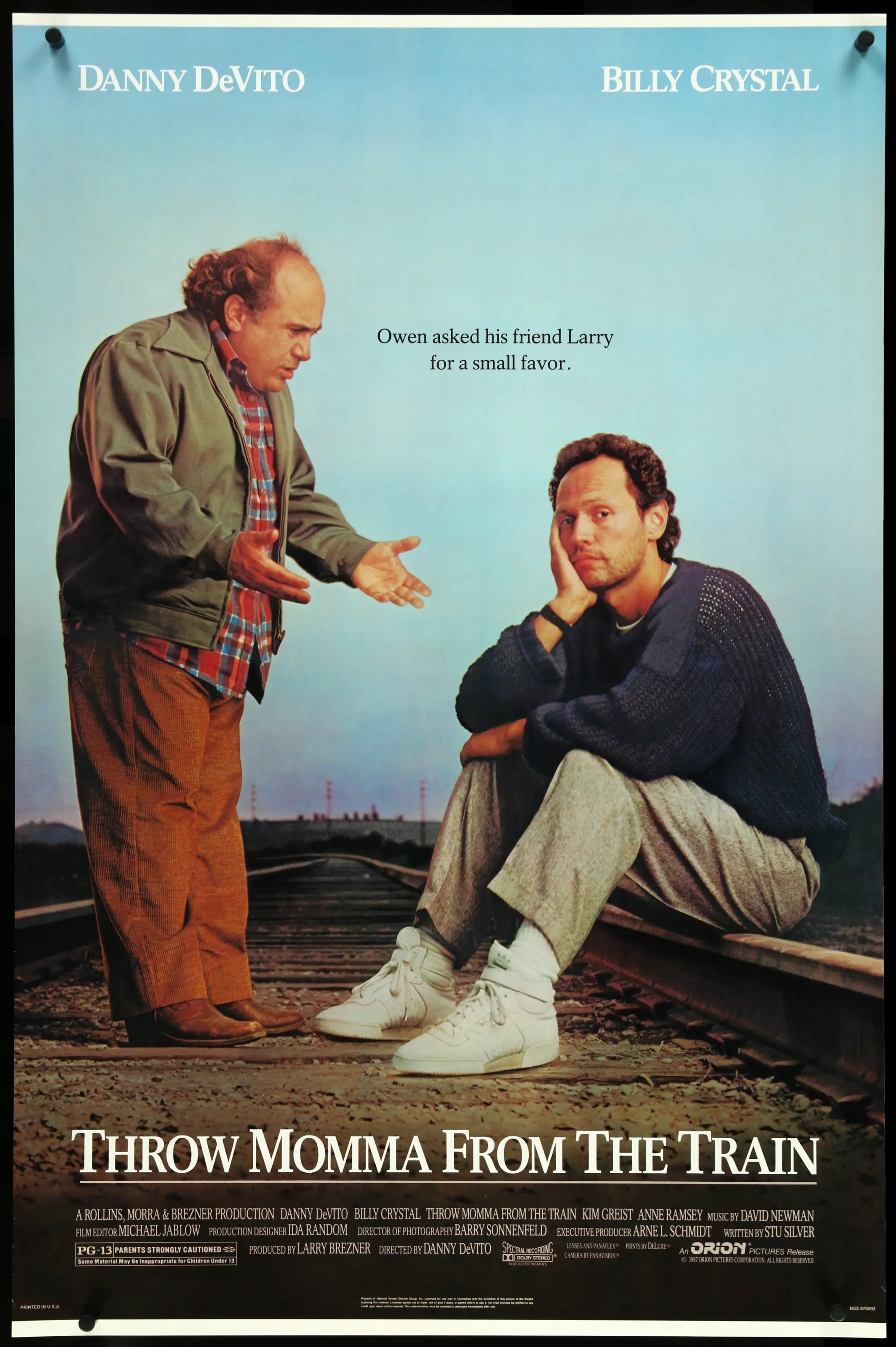 Throw Momma From the Train (1987) original movie poster for sale at Originalfilmart