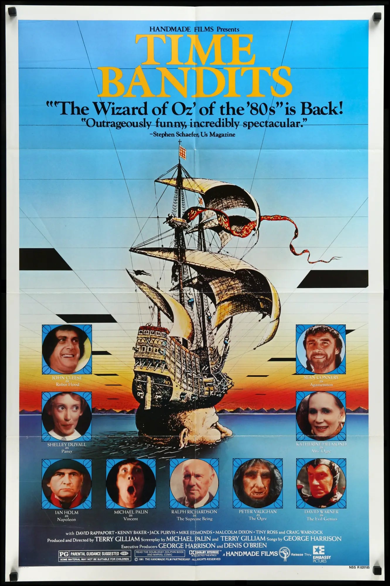 Time Bandits (1981) original movie poster for sale at Originalfilmart