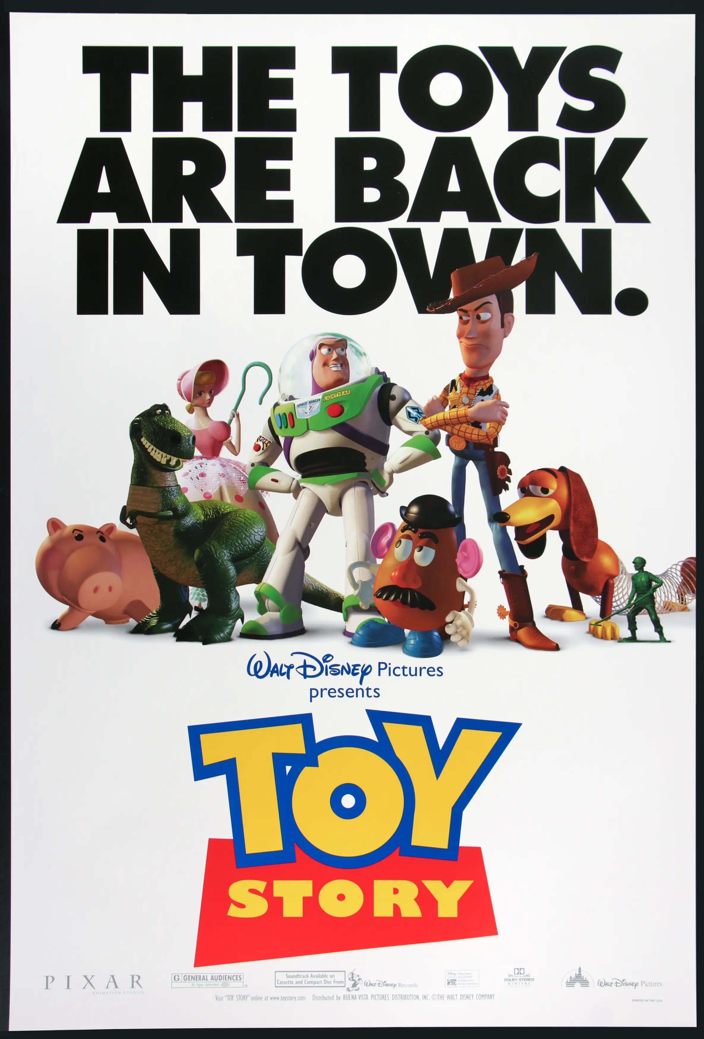 Toy Story (1995) original movie poster for sale at Originalfilmart