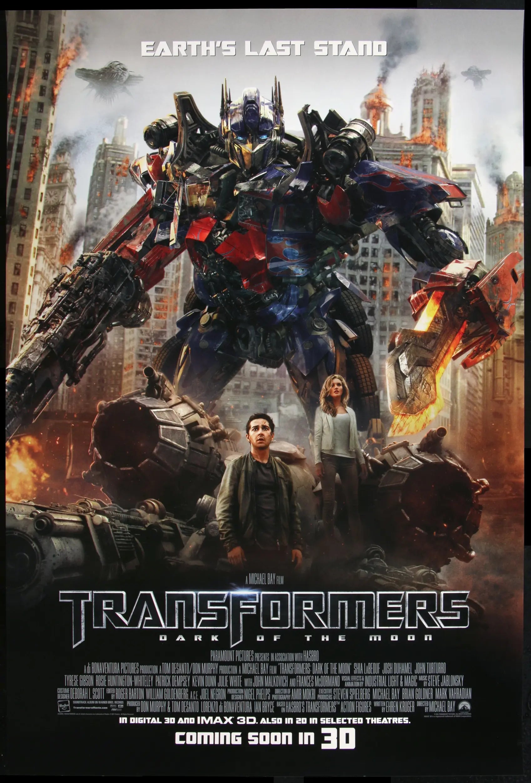 Transformers - Dark of the Moon (2011) original movie poster for sale at Originalfilmart