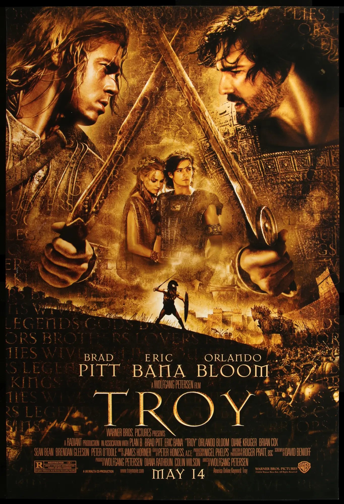 Troy (2004) original movie poster for sale at Originalfilmart