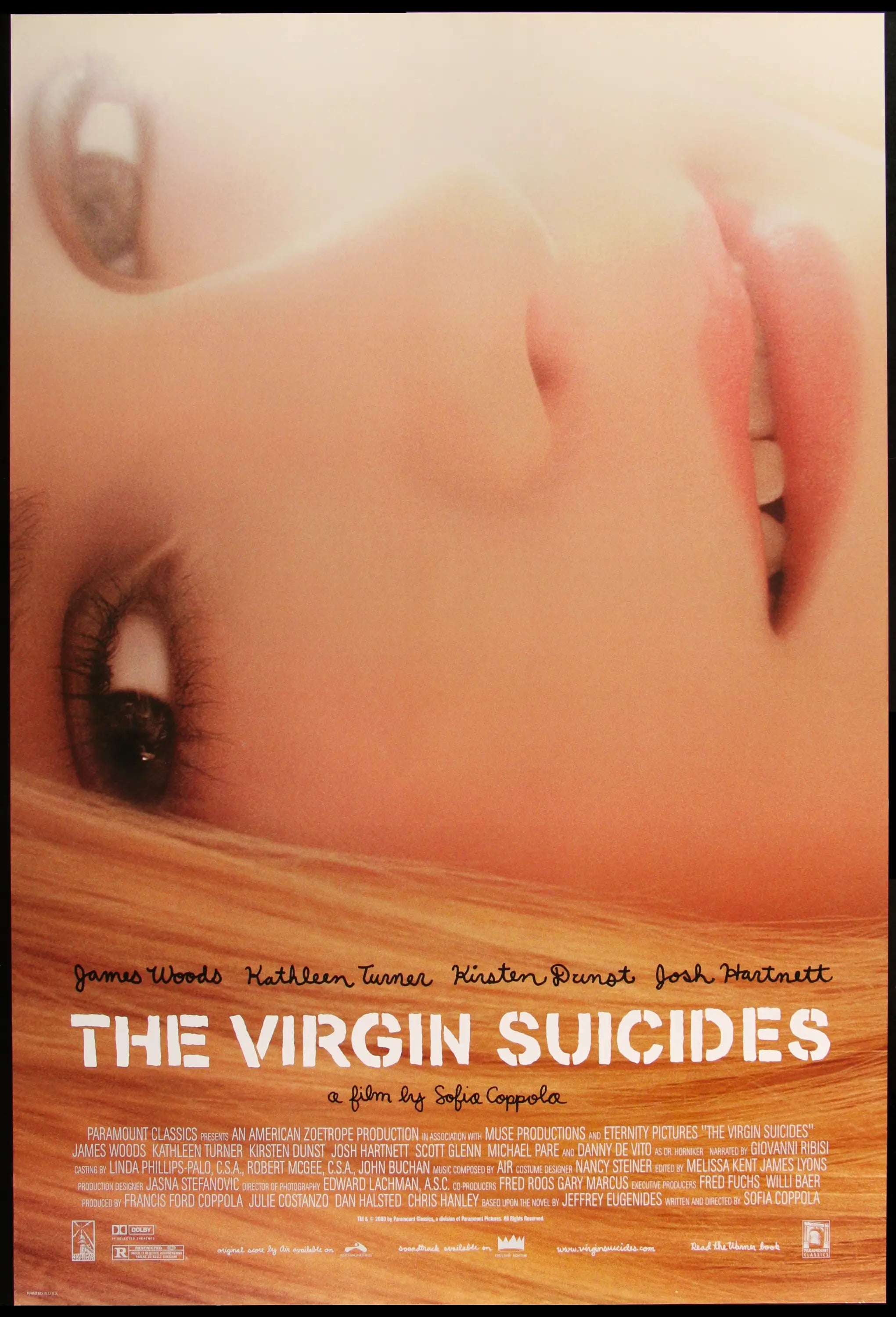 Virgin Suicides (1999) original movie poster for sale at Originalfilmart
