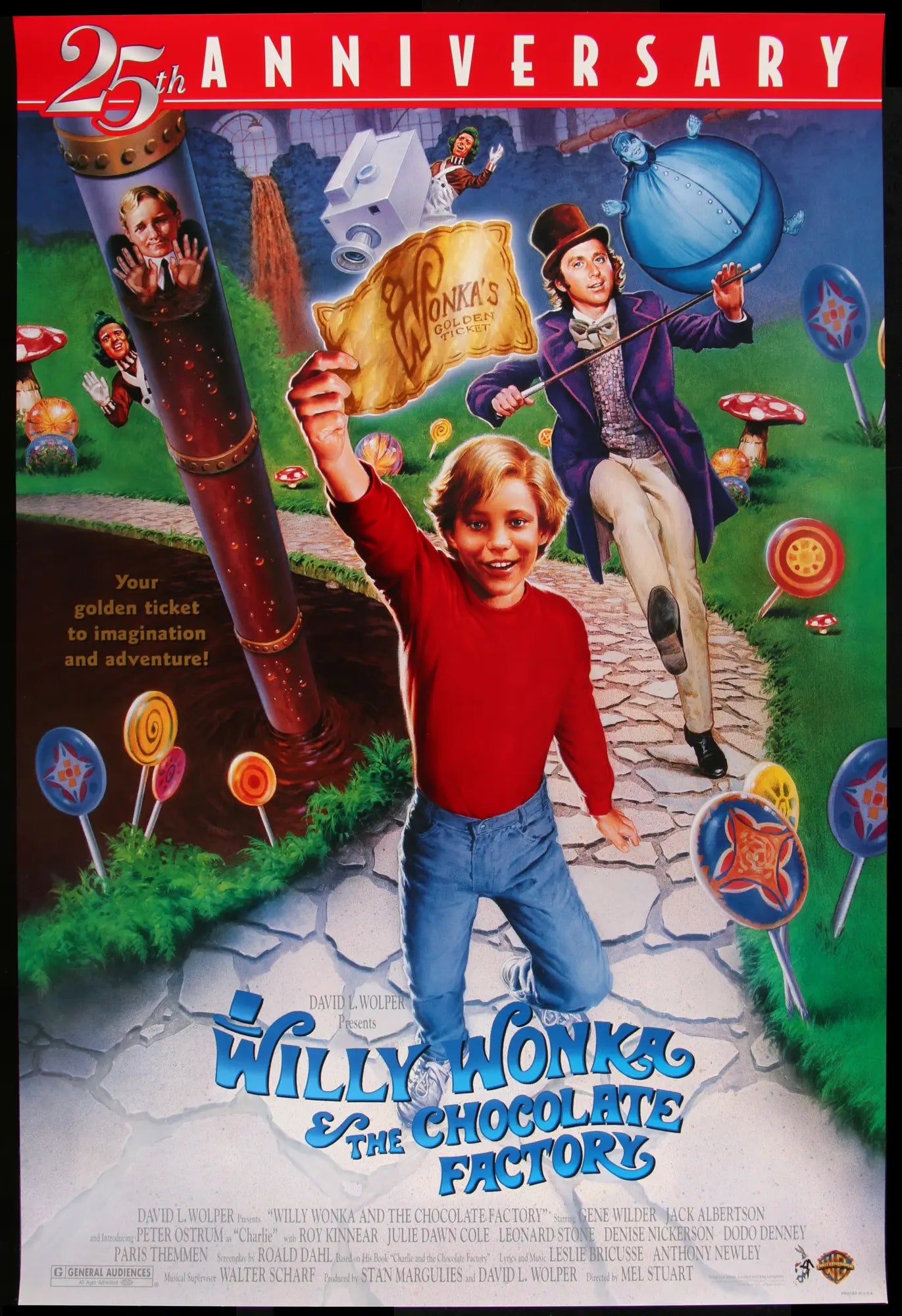 Willy Wonka and the Chocolate Factory (1971) original movie poster for sale at Originalfilmart