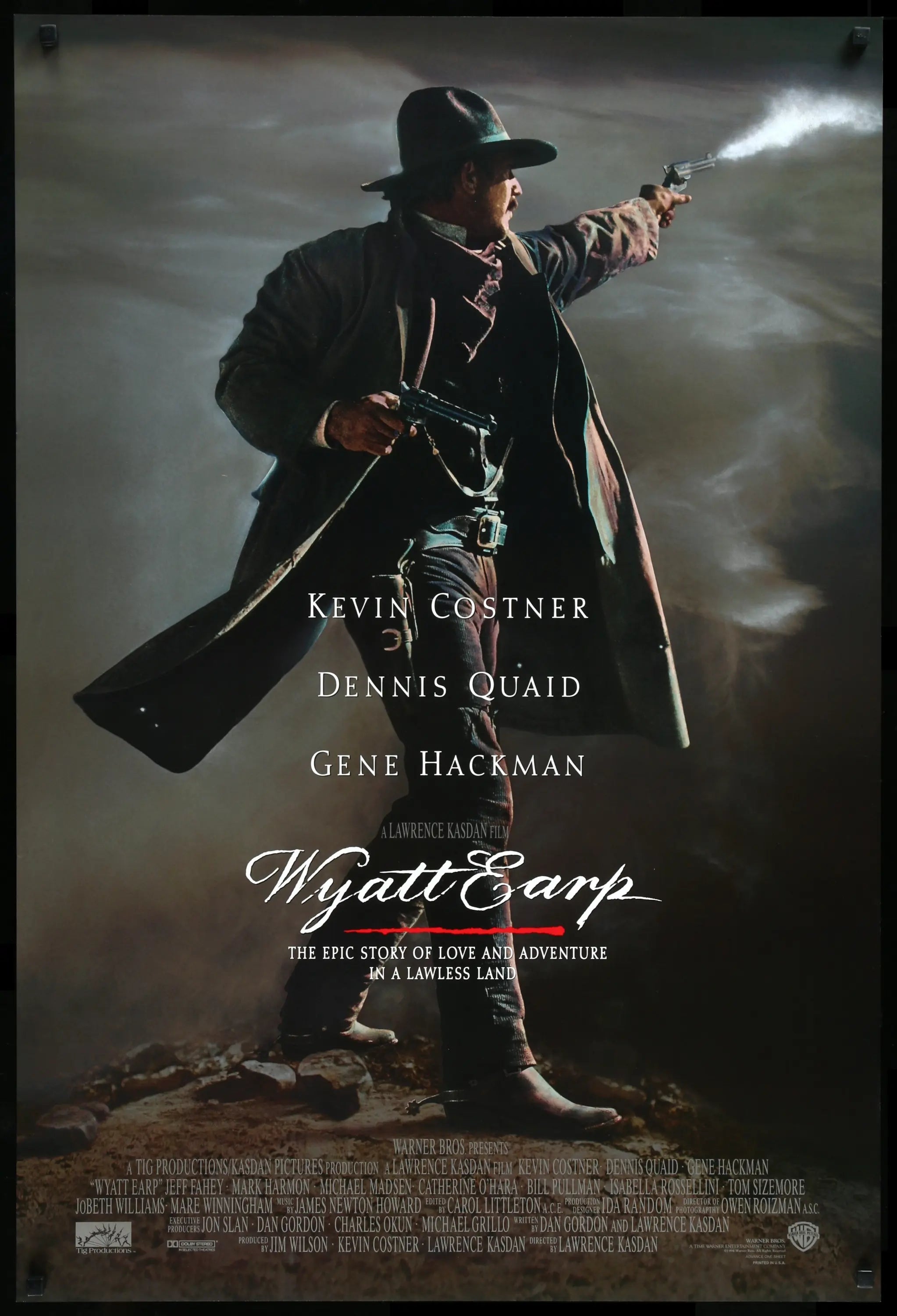Wyatt Earp (1994) original movie poster for sale at Originalfilmart
