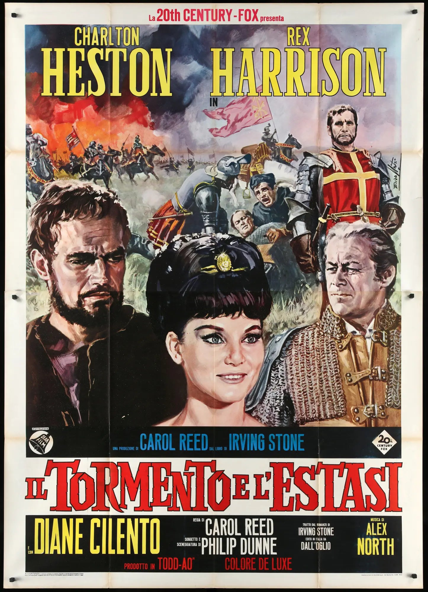 Agony and the Ecstasy (1965) original movie poster for sale at Originalfilmart