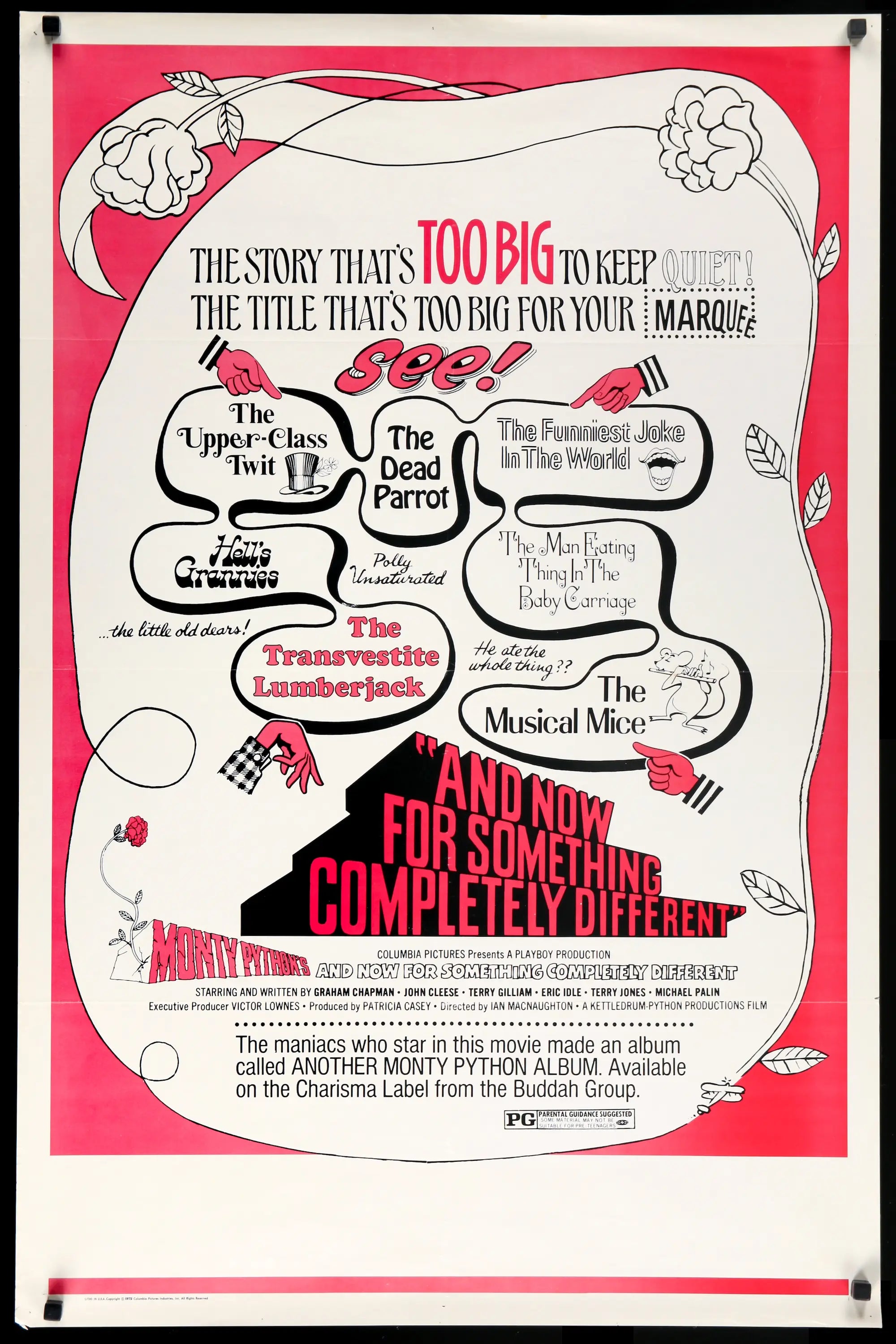 And Now for Something Completely Different (1971) original movie poster for sale at Originalfilmart