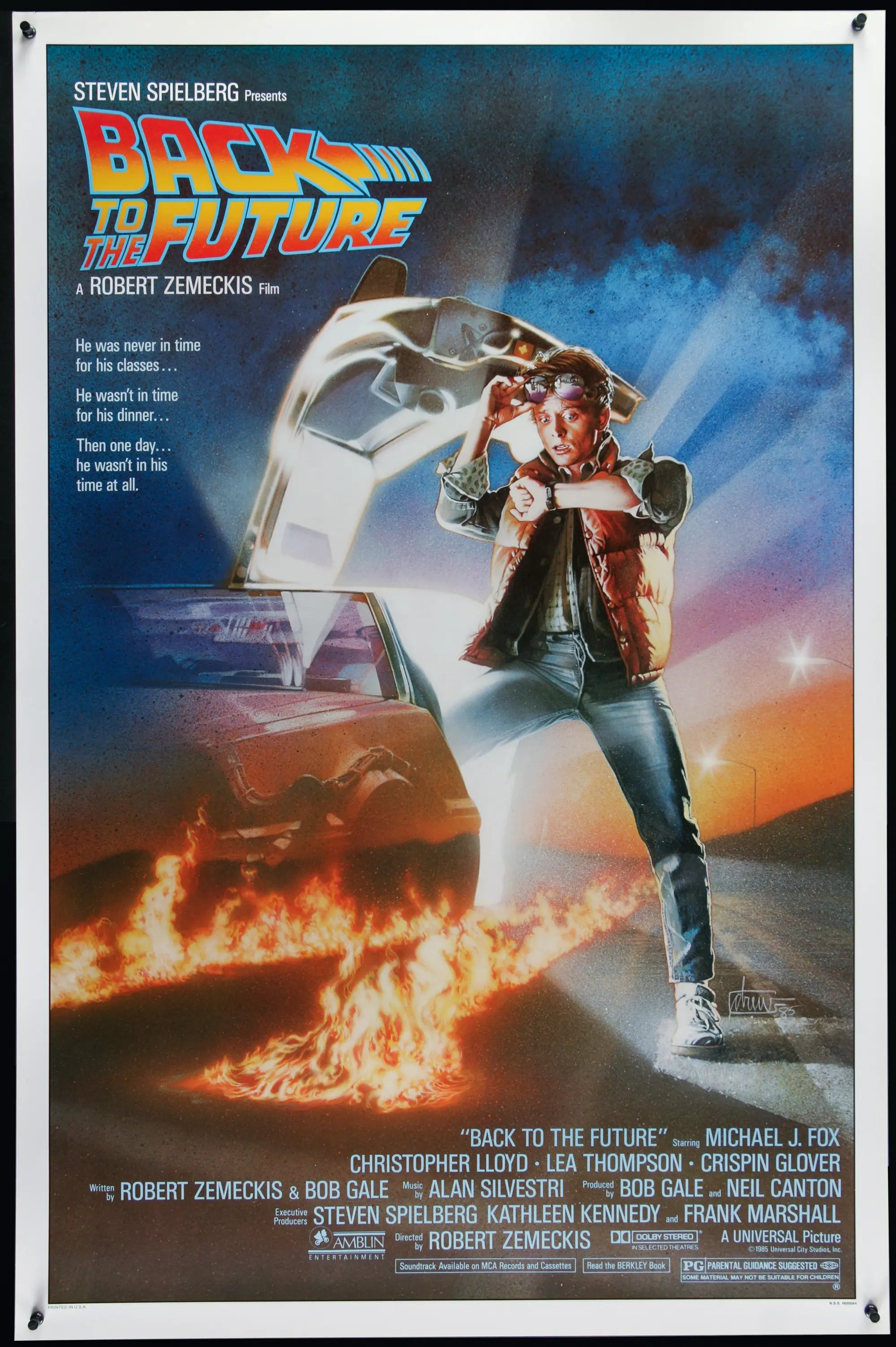 Back To the Future (1985) original movie poster for sale at Originalfilmart