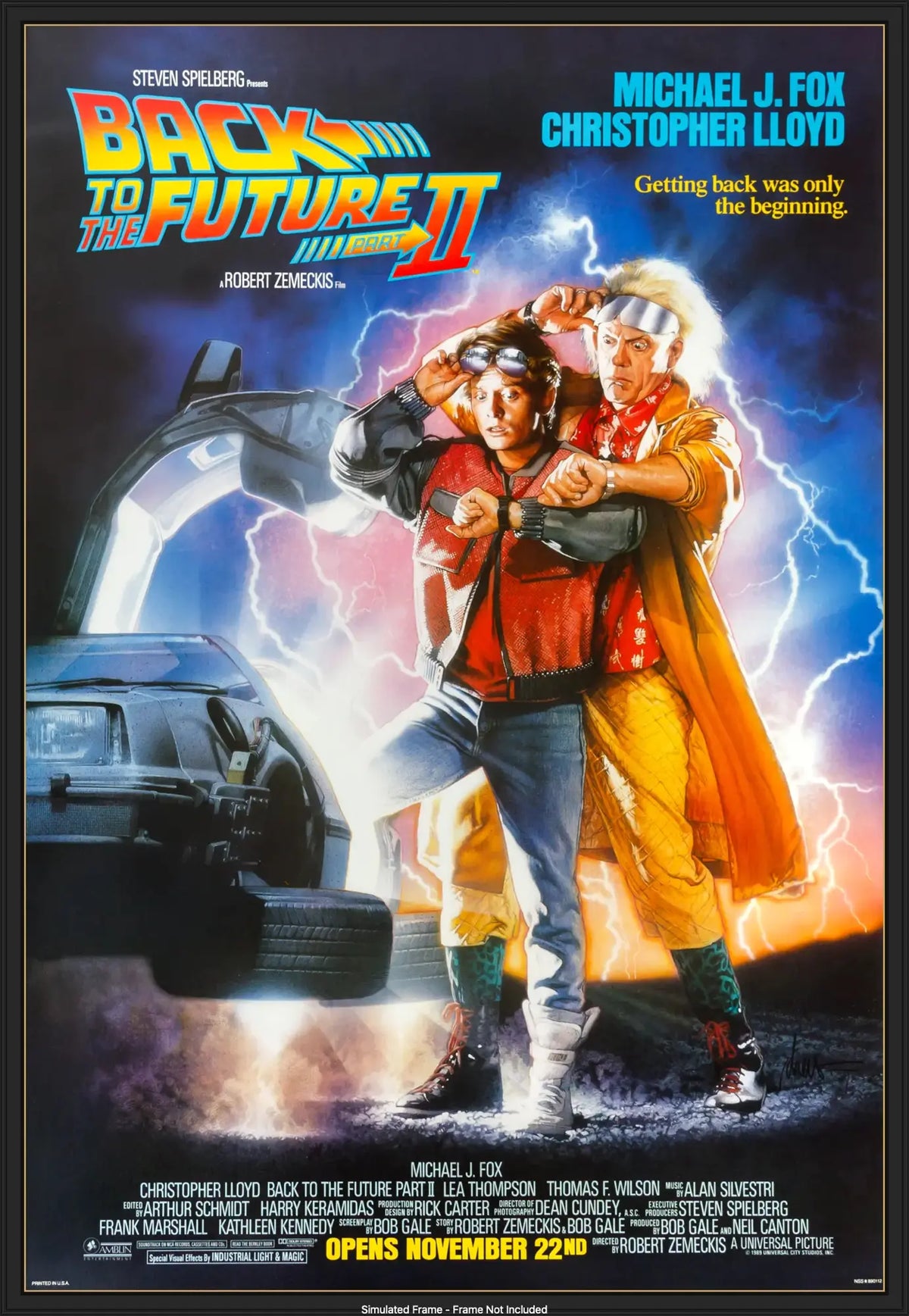 Back to the Future Part 2 (1989) original movie poster for sale at Originalfilmart
