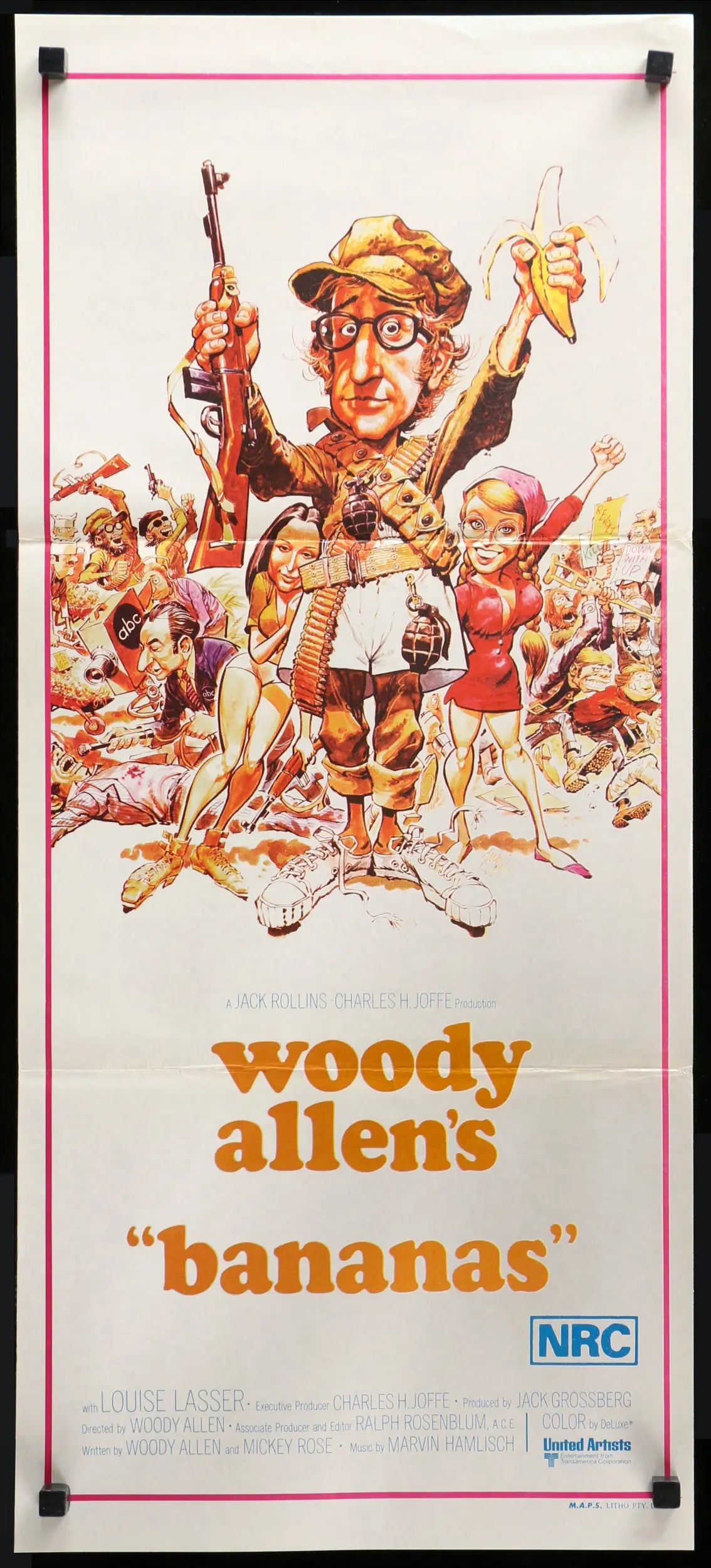 Bananas (1971) original movie poster for sale at Originalfilmart