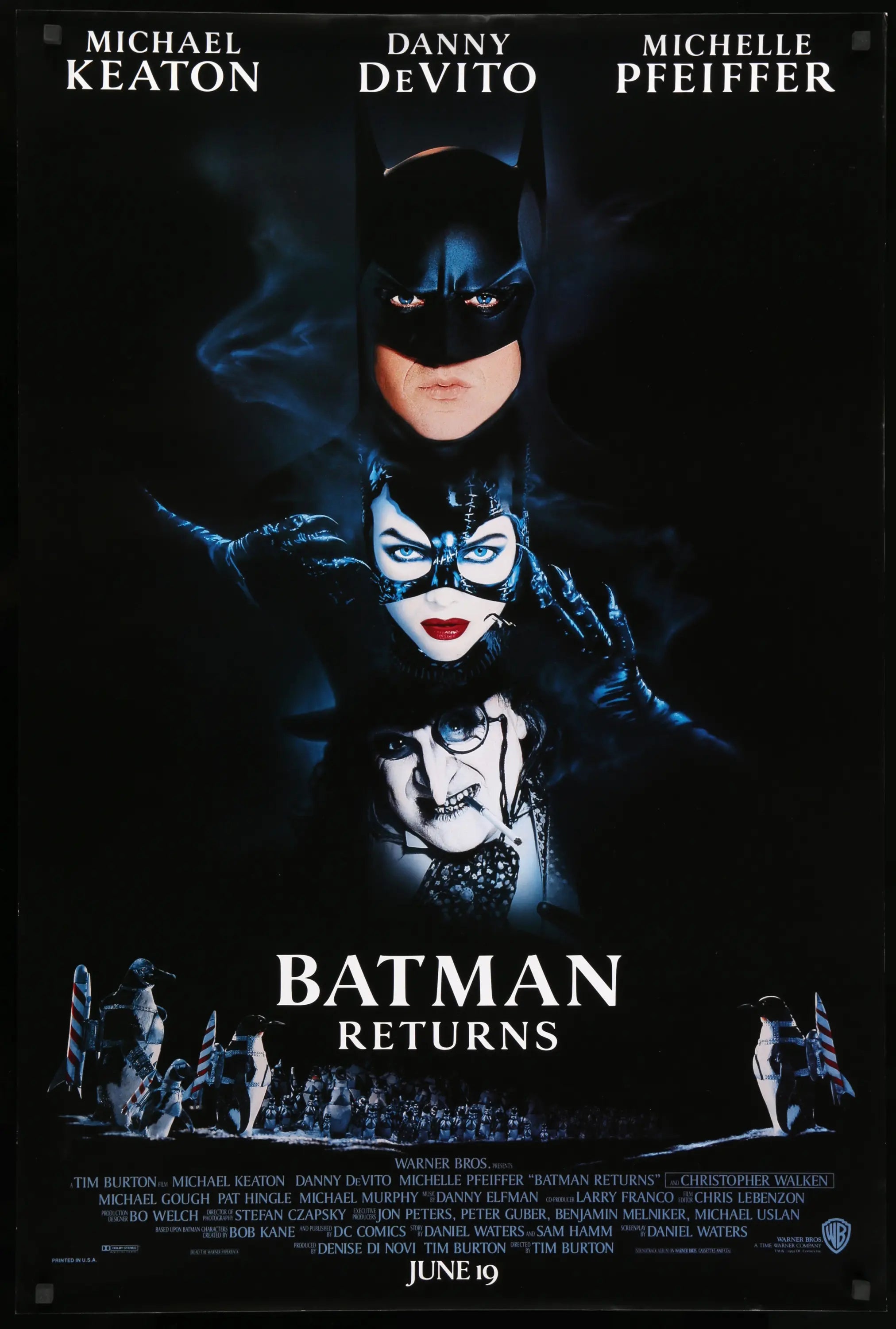 Batman Returns (1992) original movie poster for sale at Originalfilmart