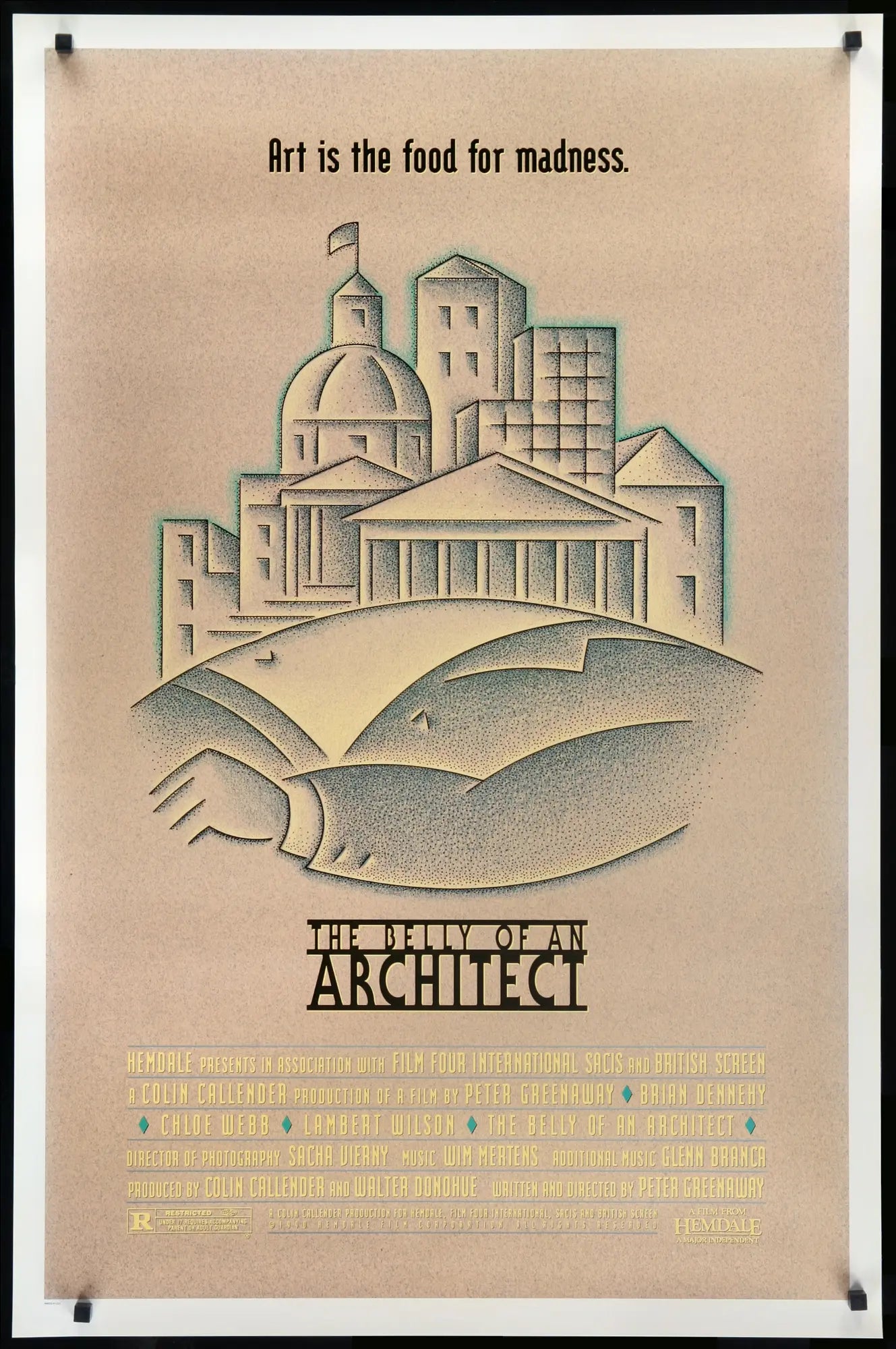 Belly of an Architect (1987) original movie poster for sale at Originalfilmart