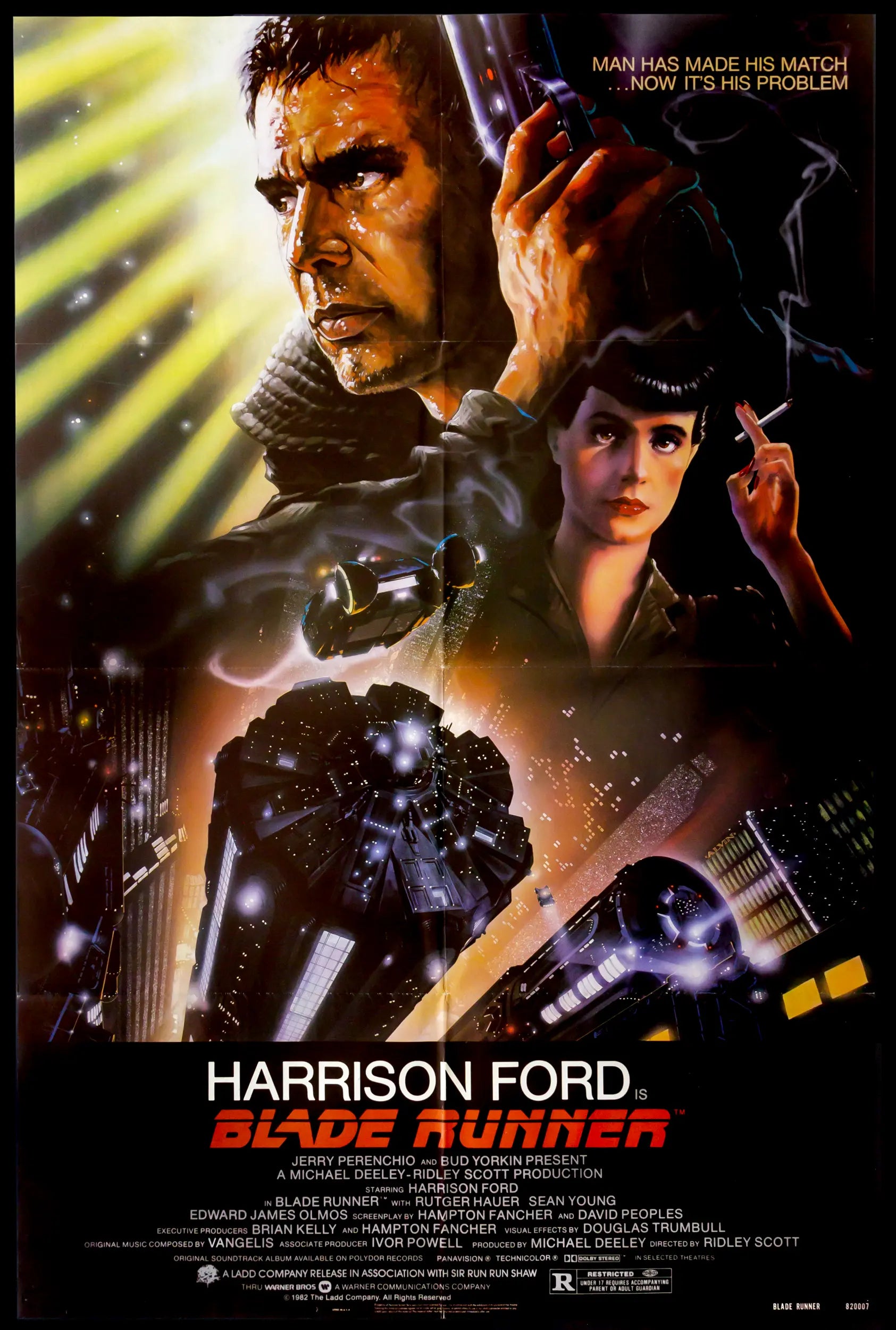 Blade Runner (1982) original movie poster for sale at Originalfilmart