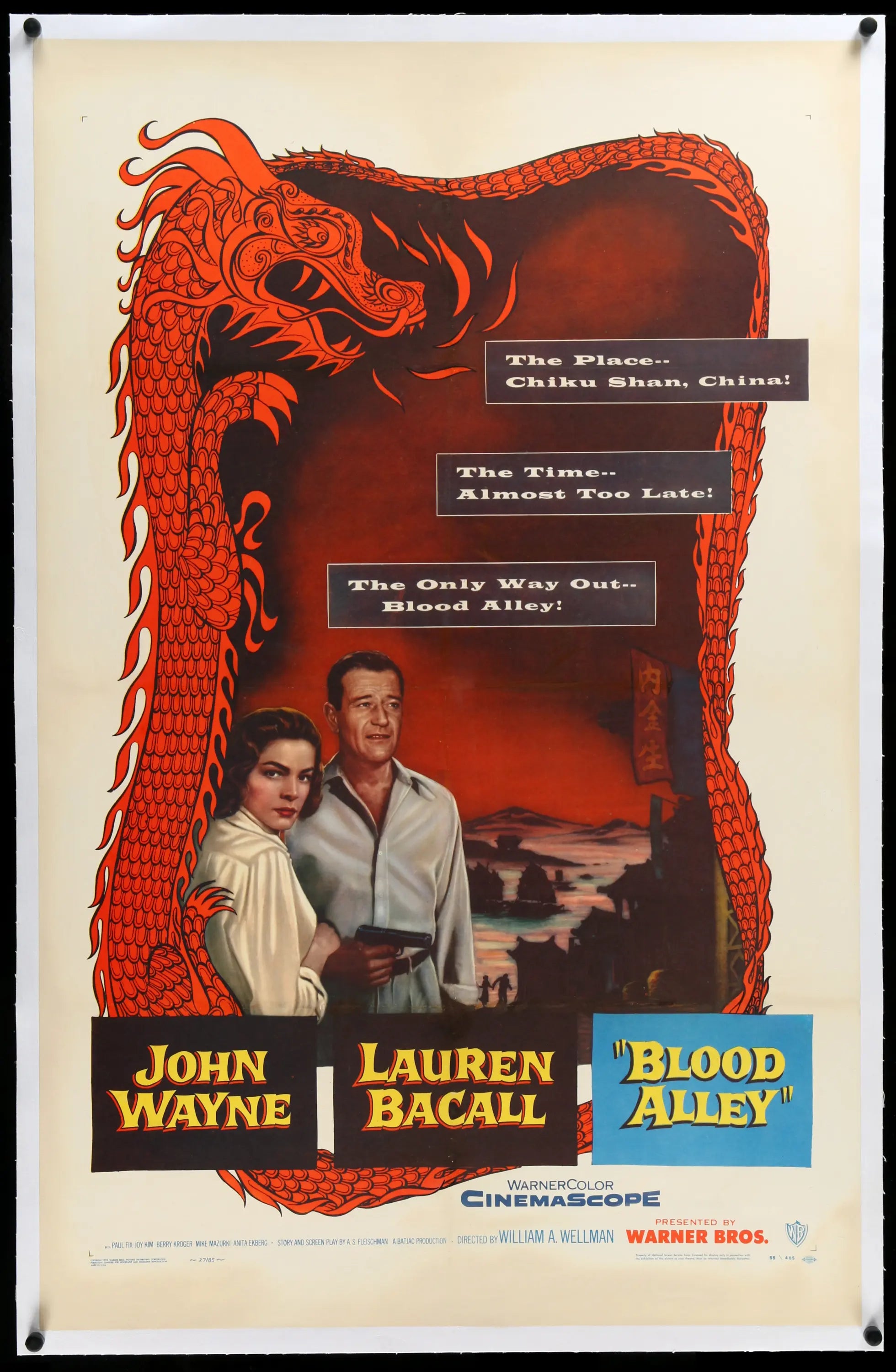 Blood Alley (1955) original movie poster for sale at Originalfilmart
