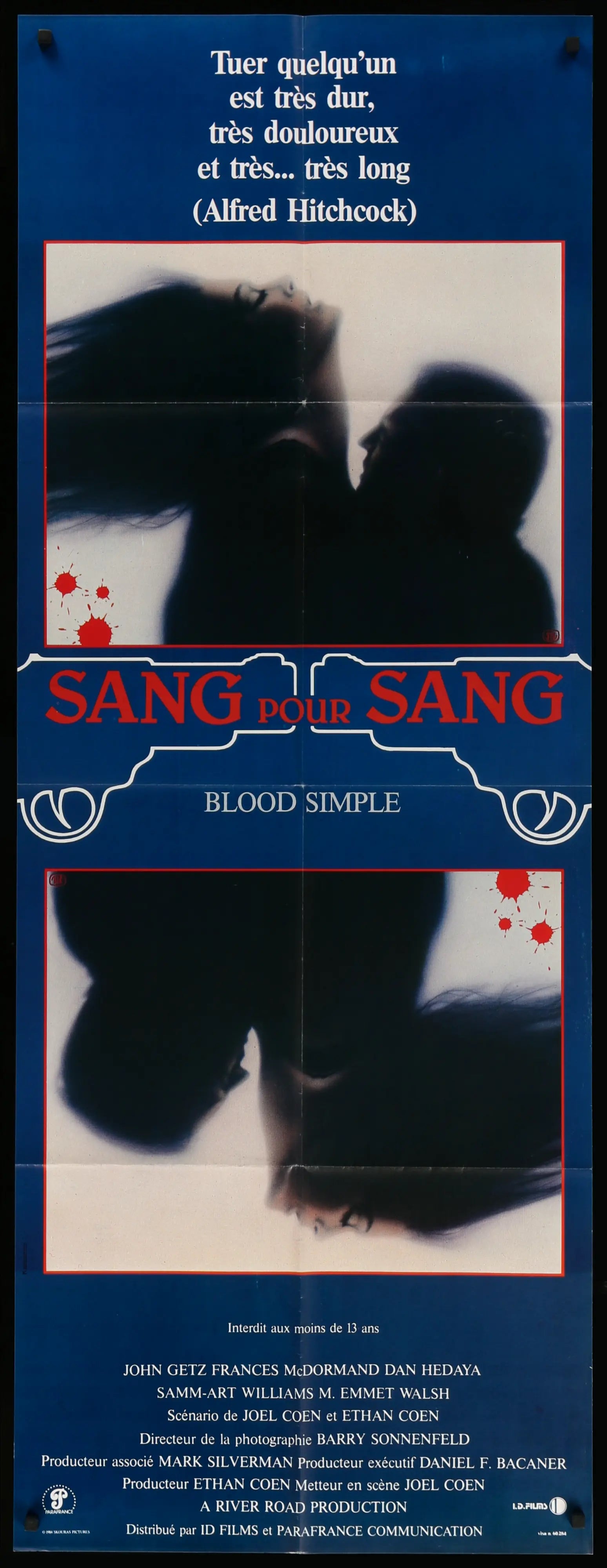 Blood Simple (1985) original movie poster for sale at Originalfilmart