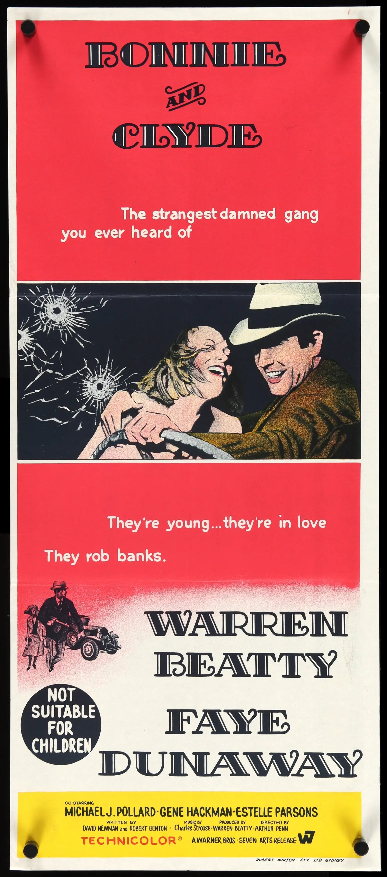 Bonnie and Clyde (1967) original movie poster for sale at Originalfilmart
