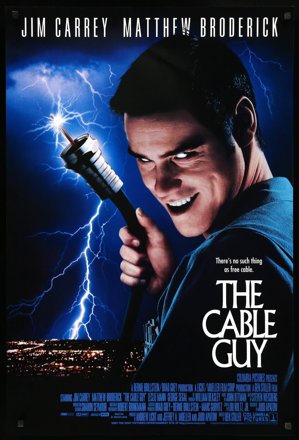 Cable Guy (1995) original movie poster for sale at Originalfilmart