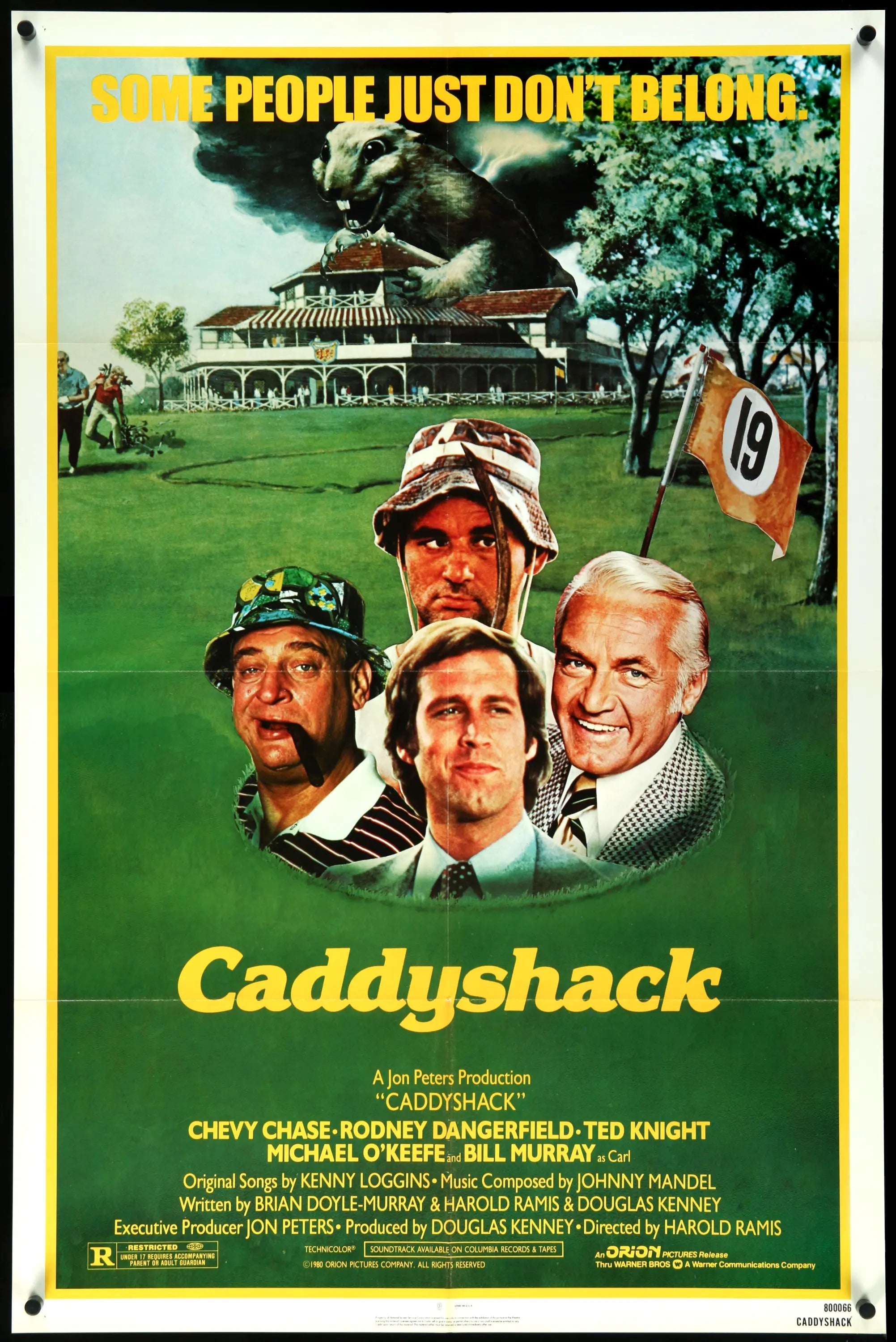 Caddyshack (1980) original movie poster for sale at Originalfilmart