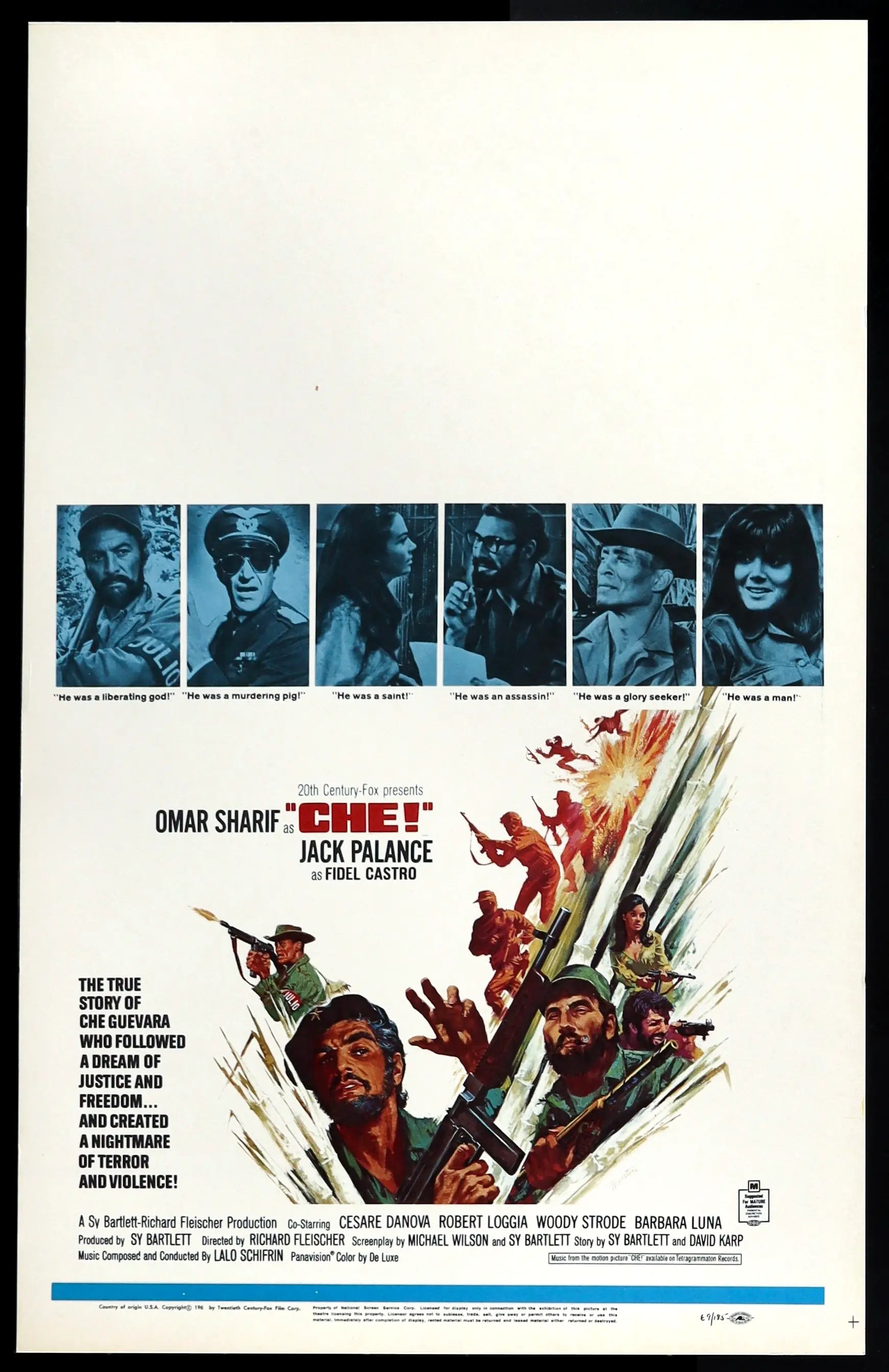 Che! (1969) original movie poster for sale at Originalfilmart