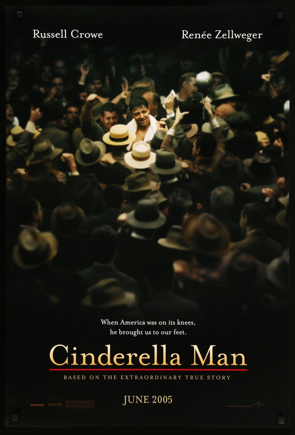 Cinderella Man (2005) original movie poster for sale at Originalfilmart
