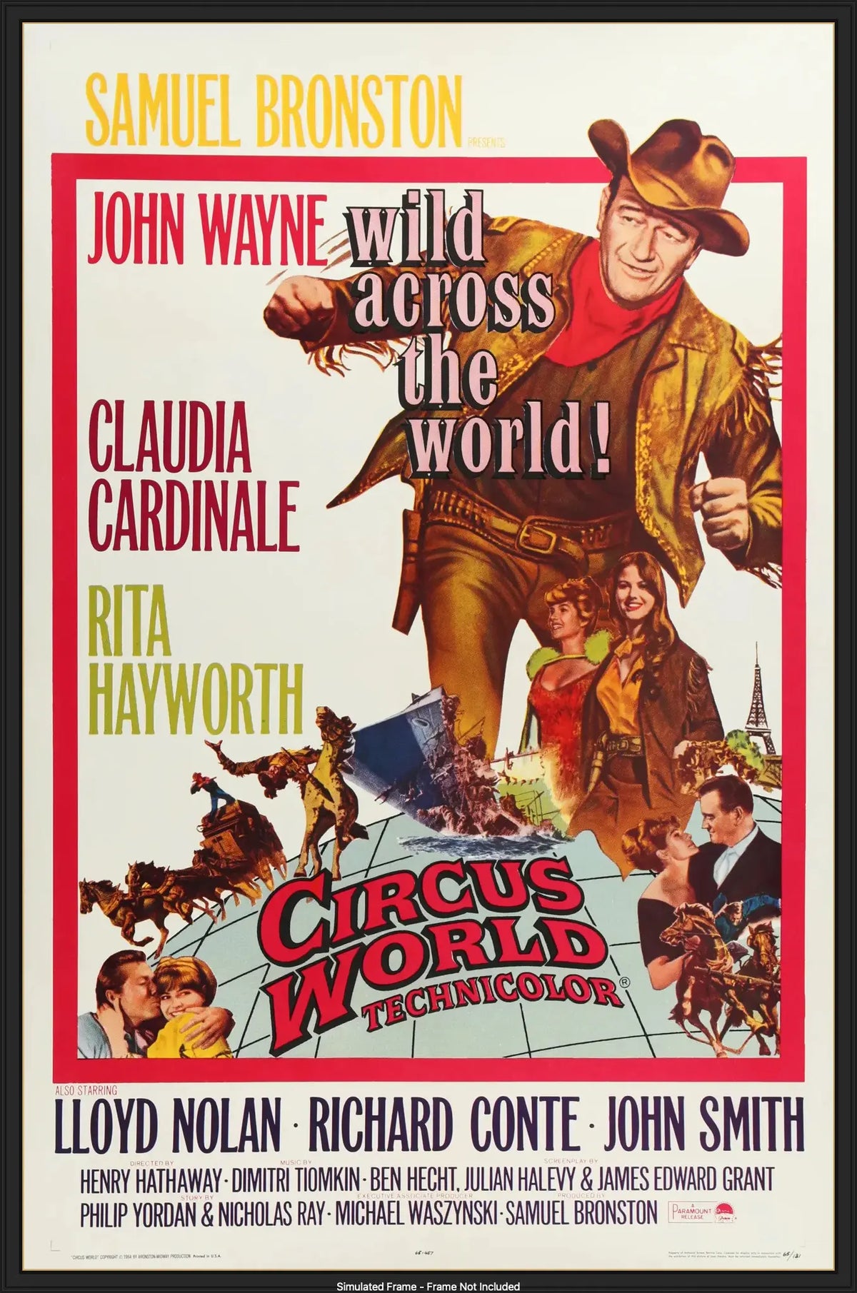 Circus World (1964) original movie poster for sale at Originalfilmart