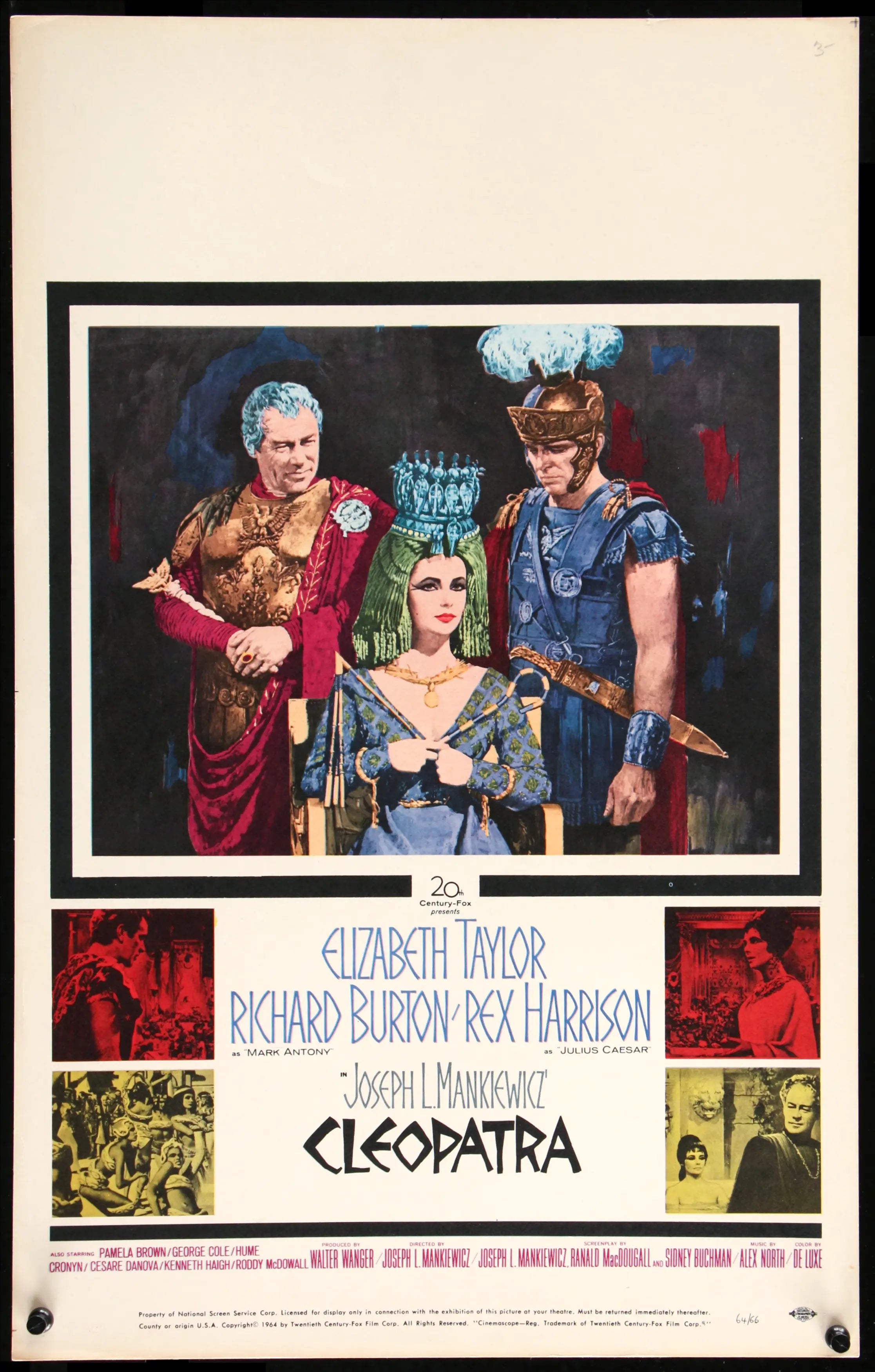 Cleopatra (1963) original movie poster for sale at Originalfilmart