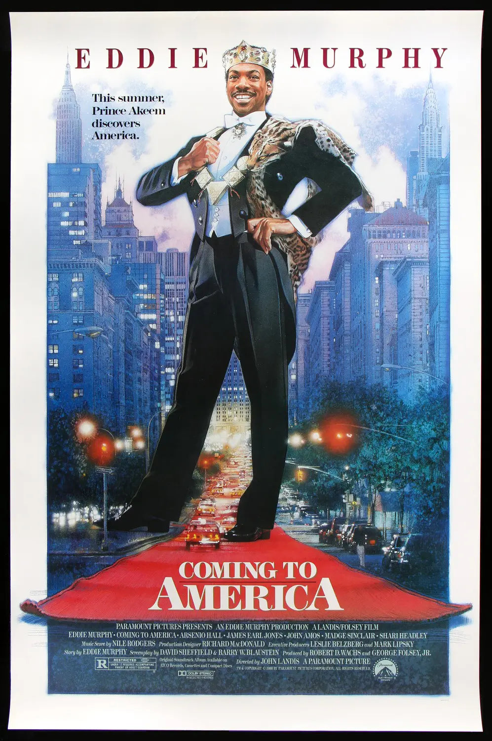 Coming to America (1988) original movie poster for sale at Originalfilmart