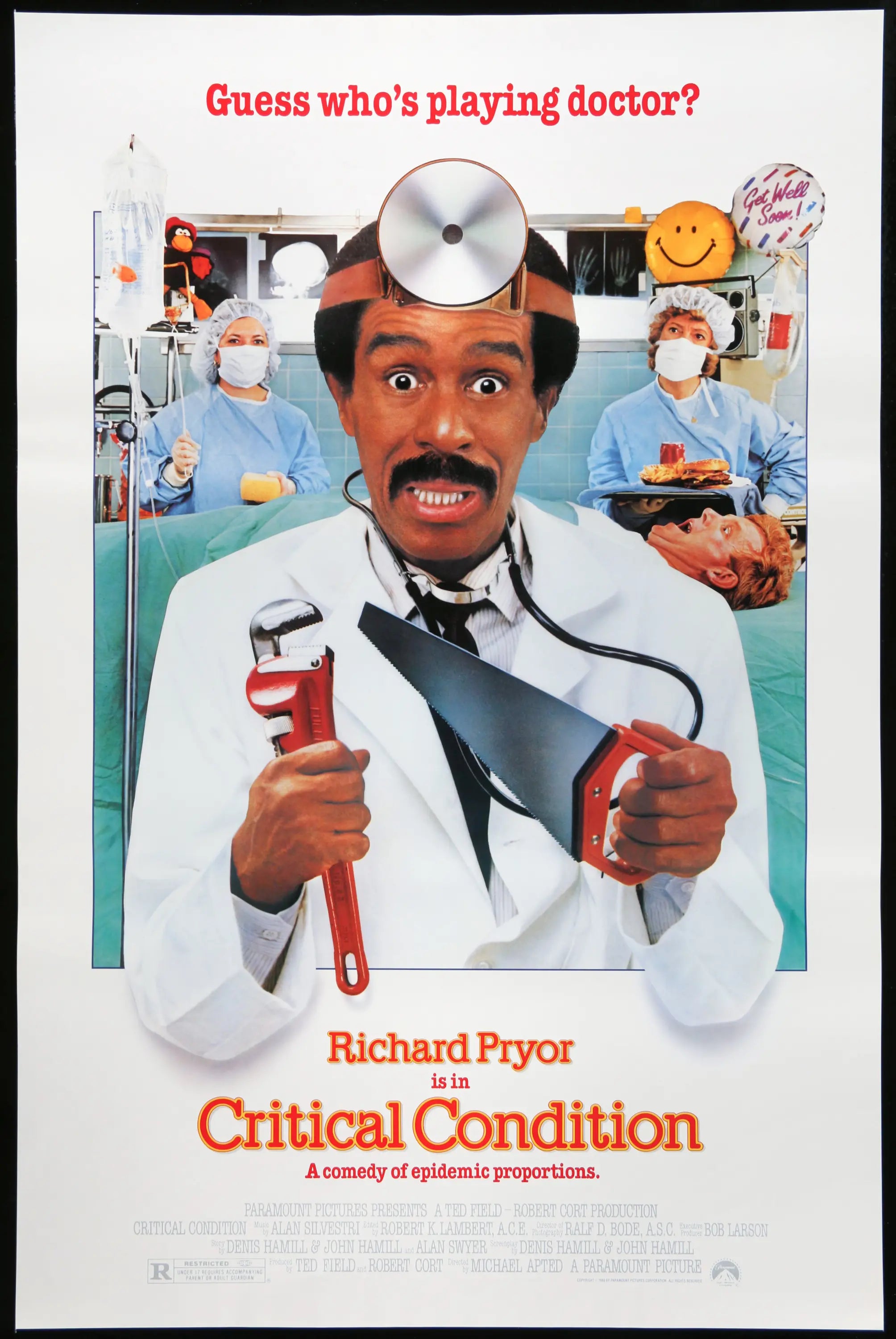 Critical Condition (1986) original movie poster for sale at Originalfilmart