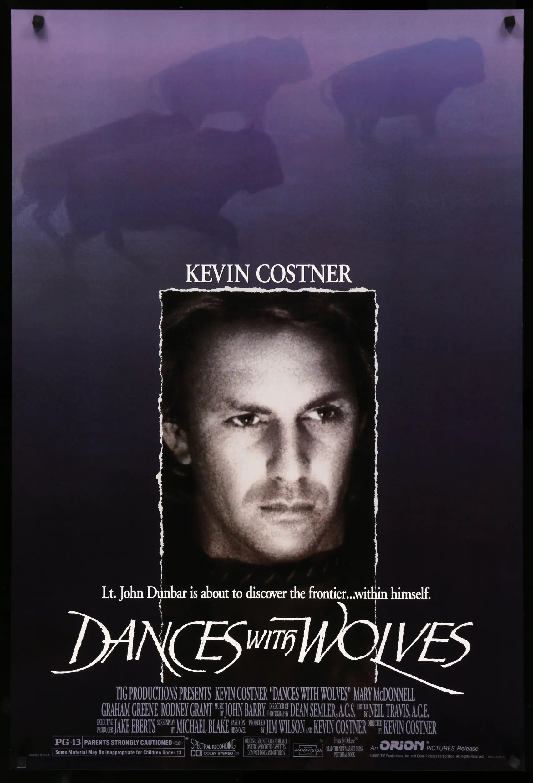 Dances with Wolves (1990) original movie poster for sale at Originalfilmart