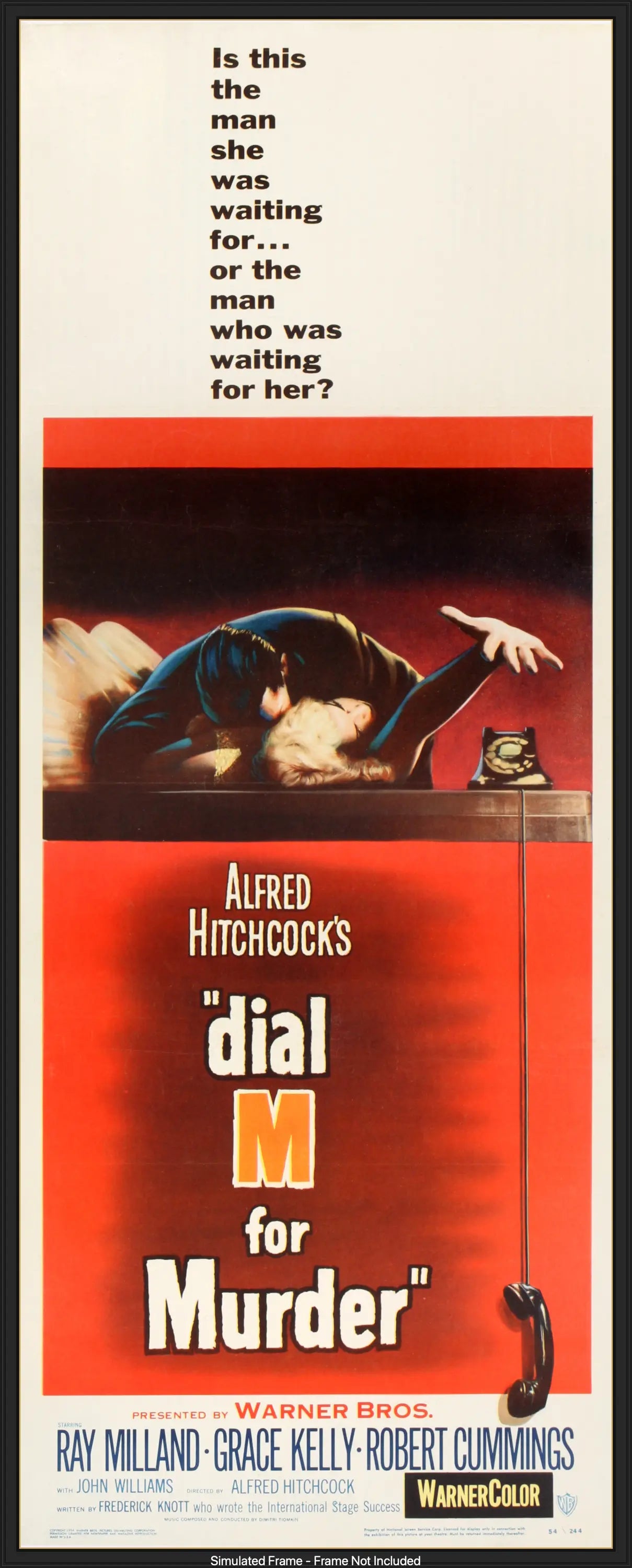 Dial M for Murder (1954) original movie poster for sale at Originalfilmart