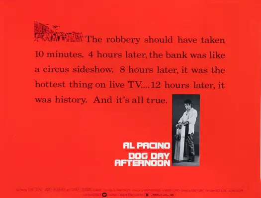 Dog Day Afternoon (1975) original movie poster for sale at Originalfilmart