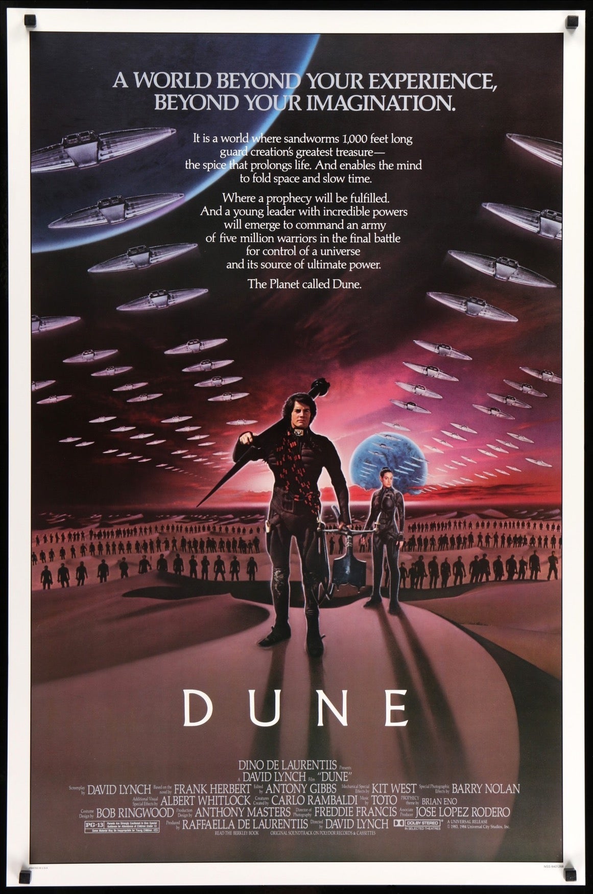 Dune (1984) original movie poster for sale at Originalfilmart