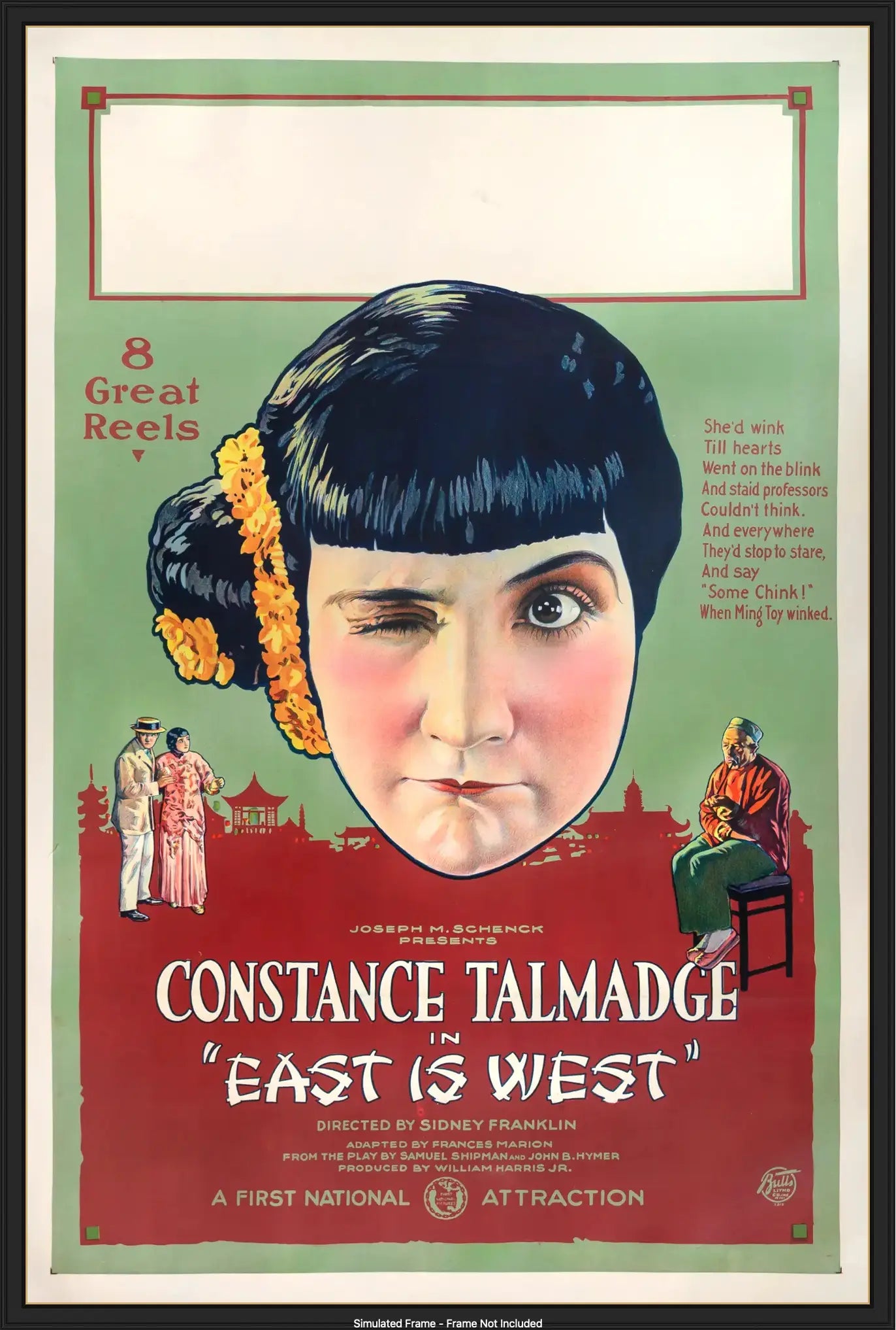 East is West (1922) original movie poster for sale at Originalfilmart