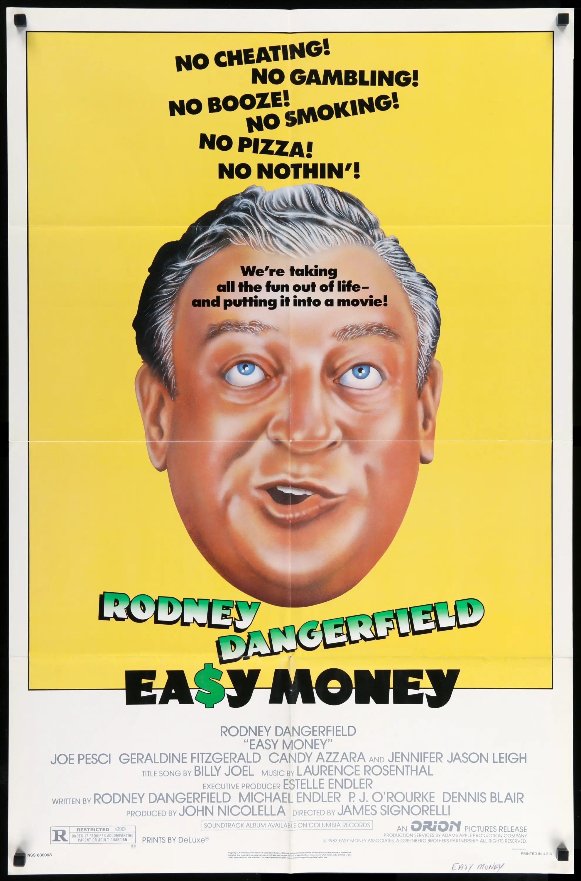 Easy Money (1983) original movie poster for sale at Originalfilmart