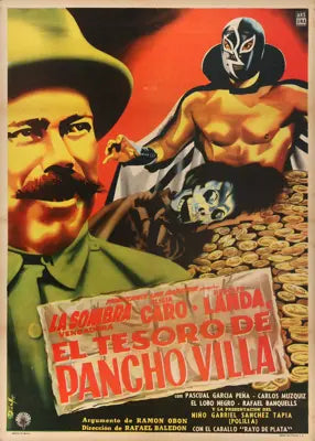 El Tesoro de Pancho Villa (1957) original movie poster for sale at Originalfilmart