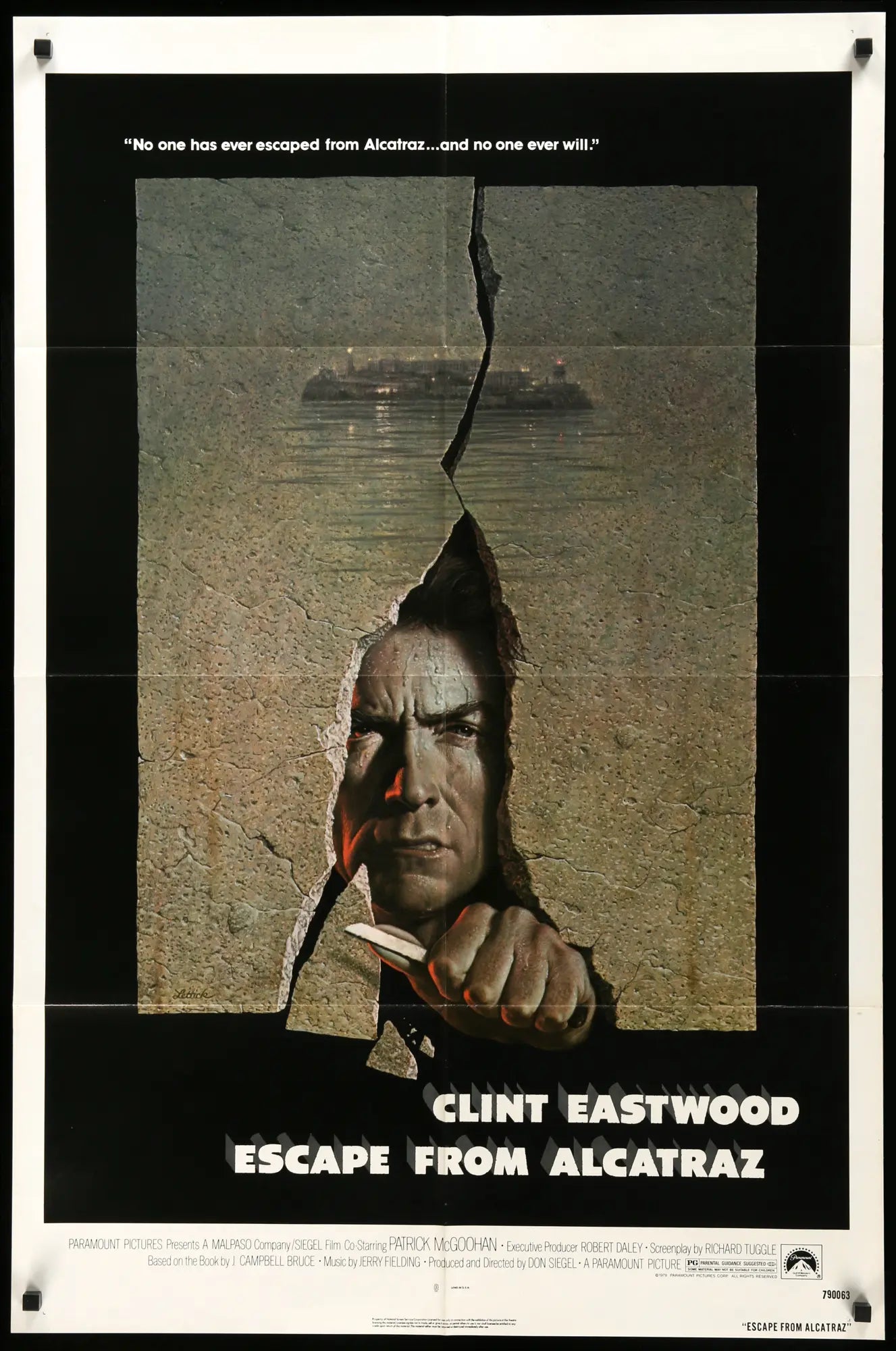 Escape from Alcatraz (1979) original movie poster for sale at Originalfilmart
