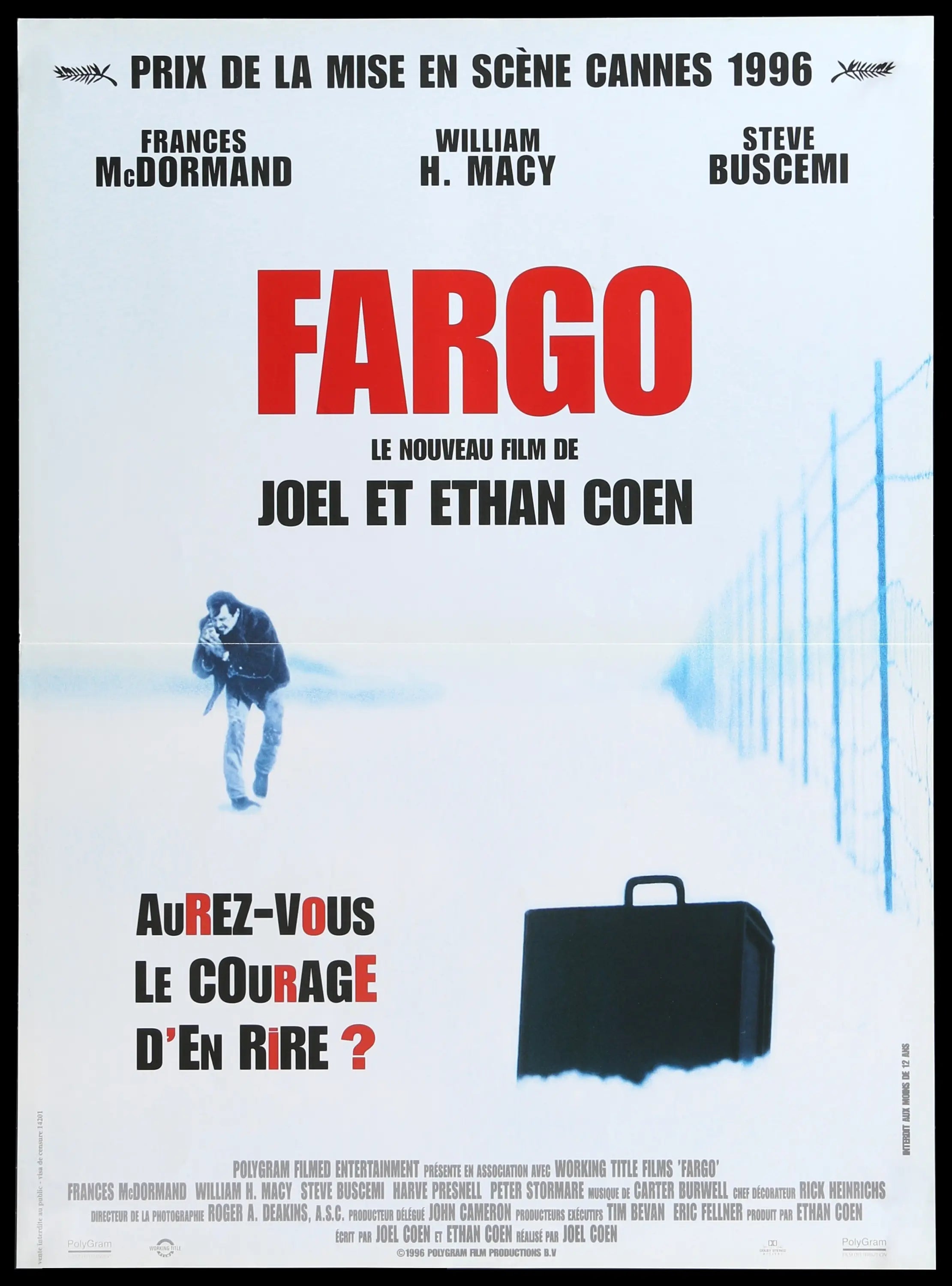 Fargo (1996) original movie poster for sale at Originalfilmart
