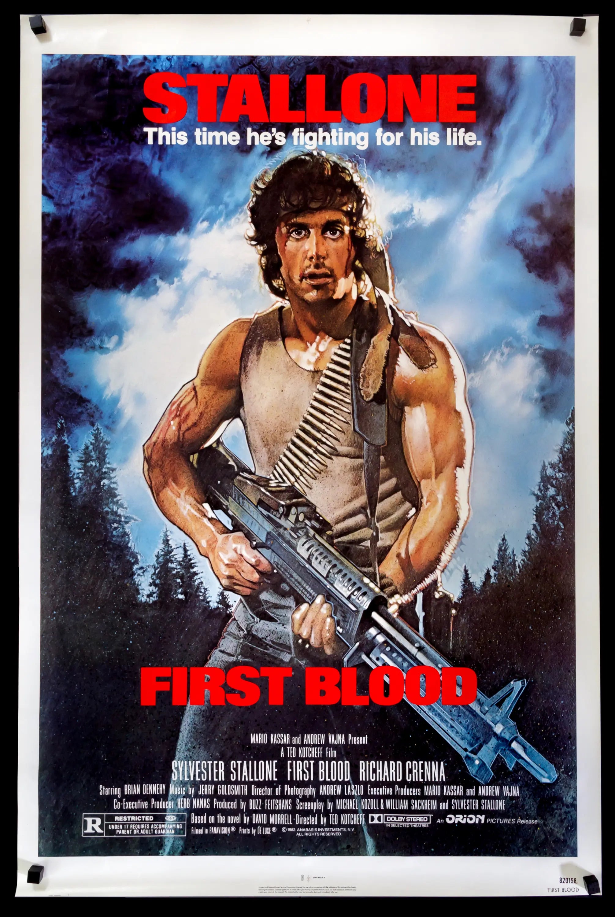 First Blood (1982) original movie poster for sale at Originalfilmart