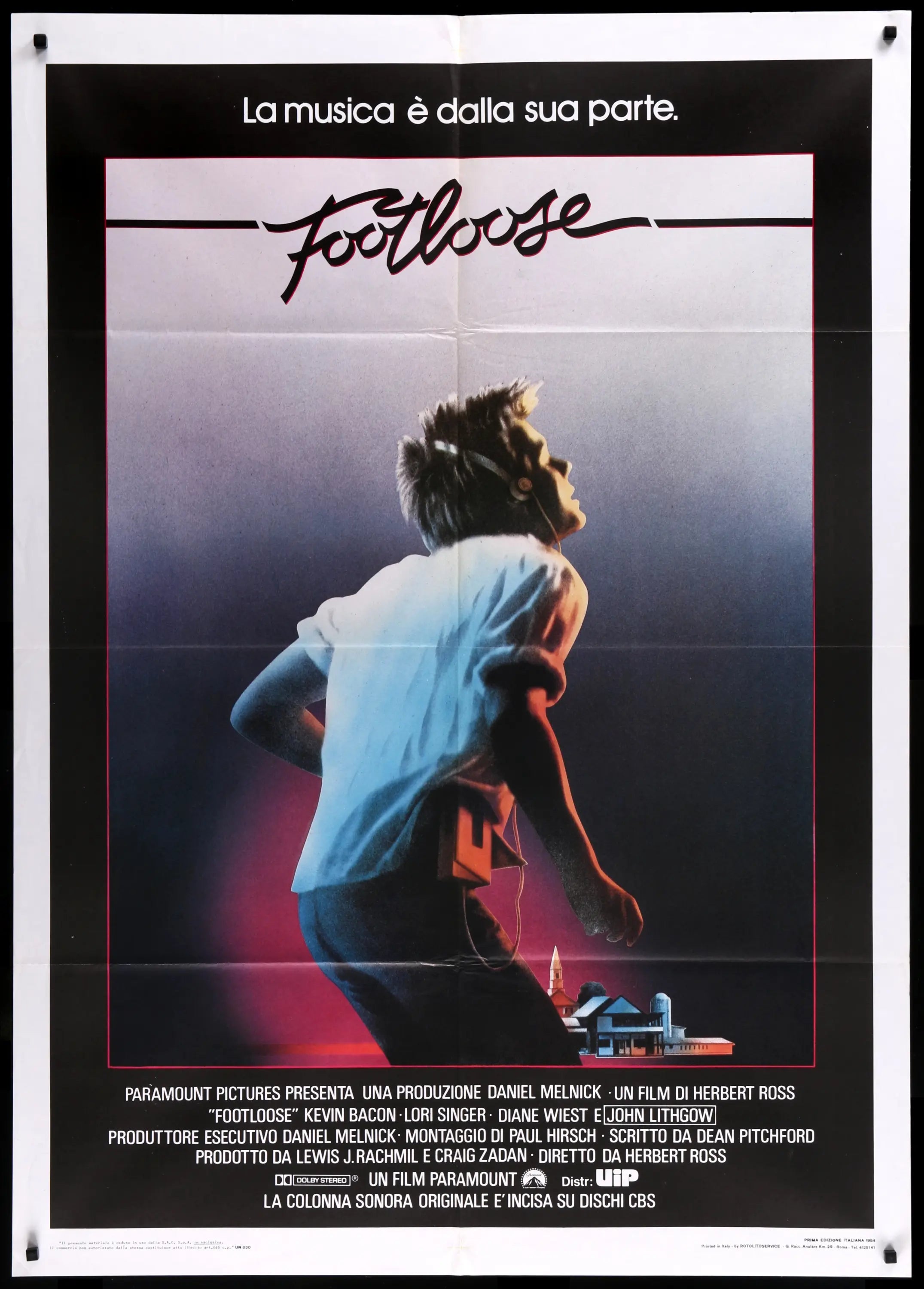 Footloose (1984) original movie poster for sale at Originalfilmart
