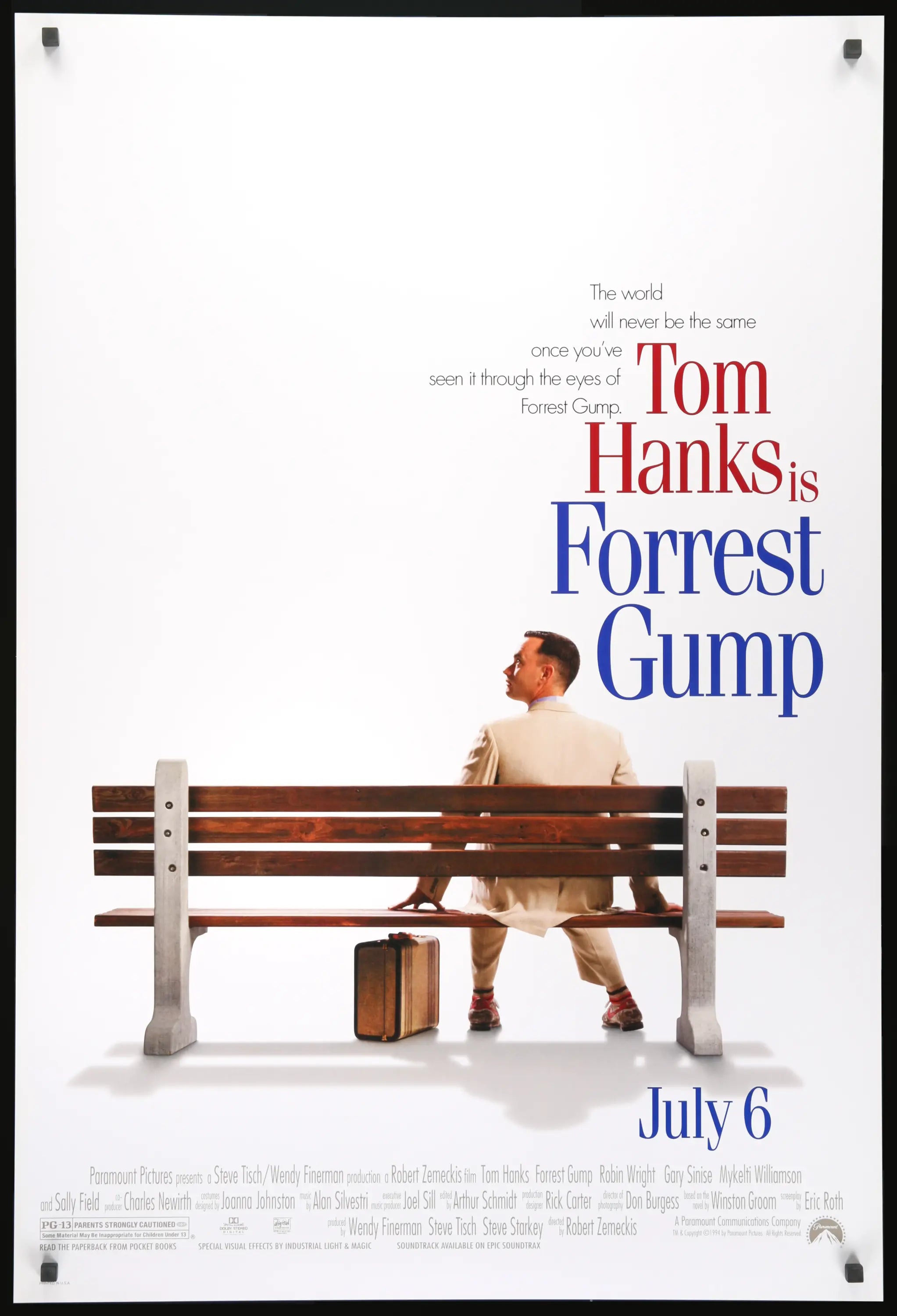 Forrest Gump (1994) original movie poster for sale at Originalfilmart