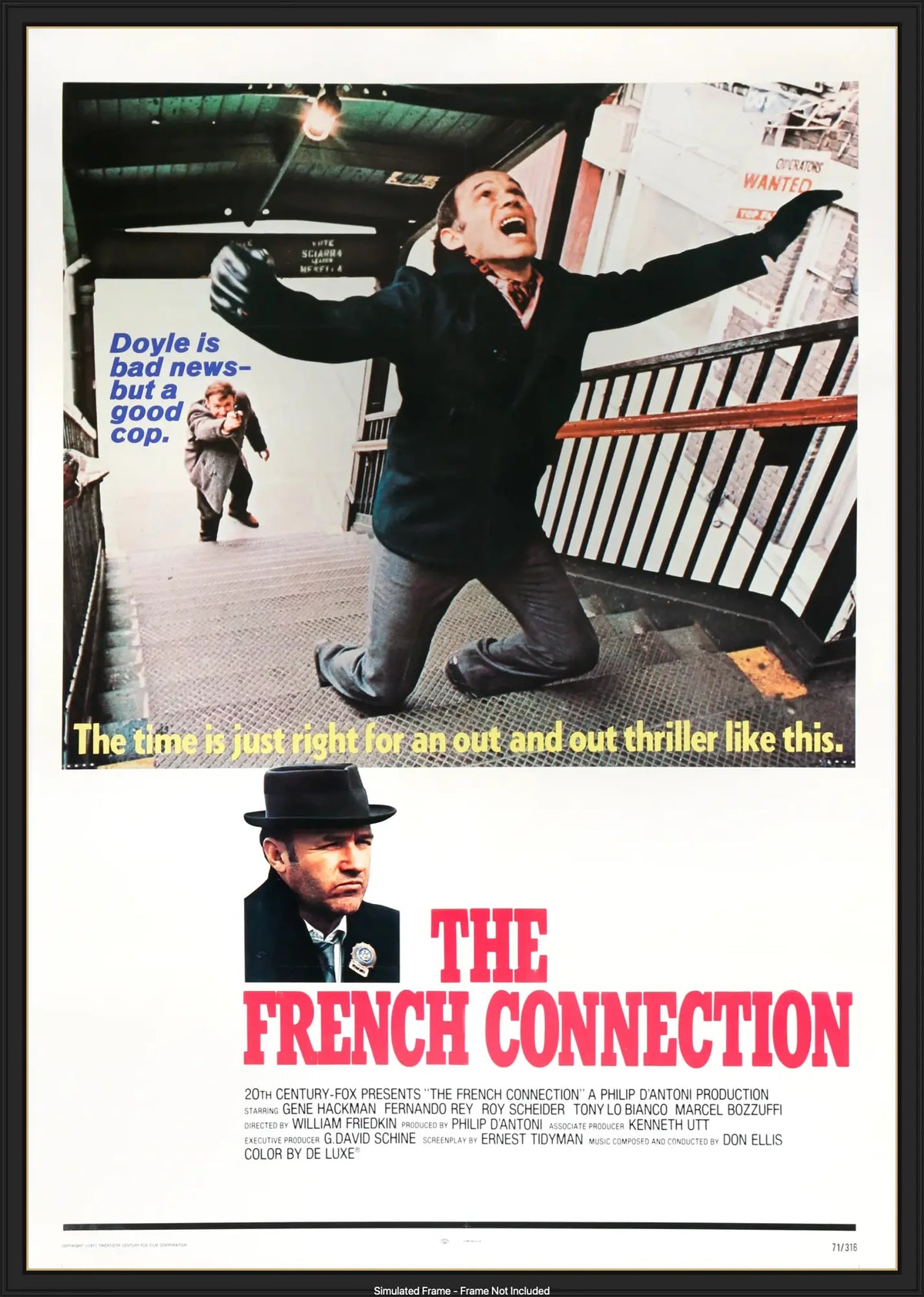 French Connection (1971) original movie poster for sale at Originalfilmart