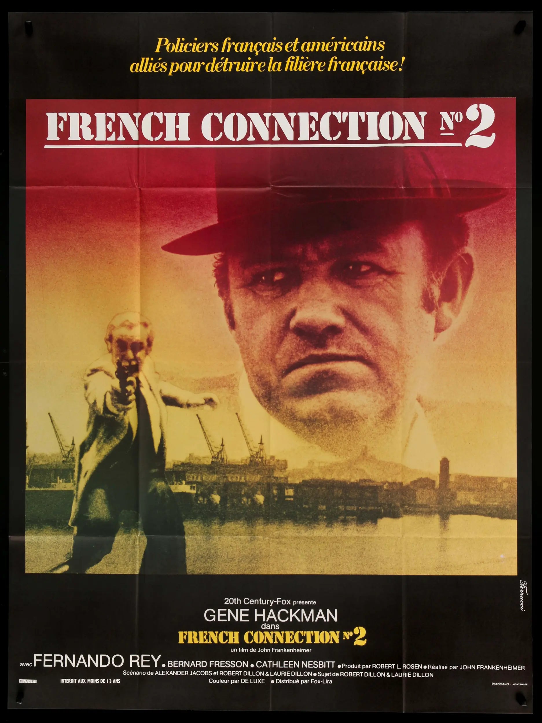 French Connection II (1975) original movie poster for sale at Originalfilmart