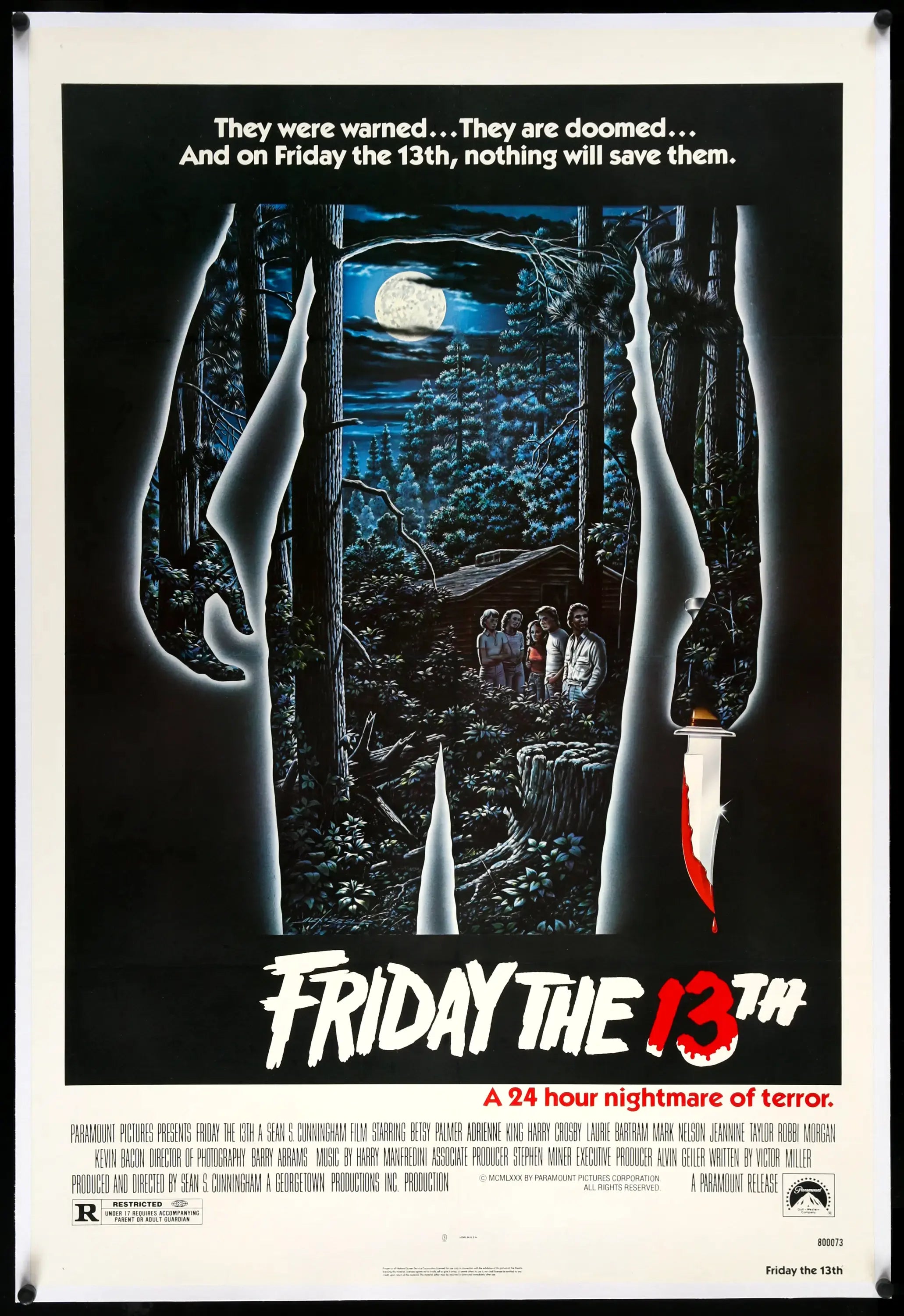 Friday the 13th (1980) original movie poster for sale at Originalfilmart