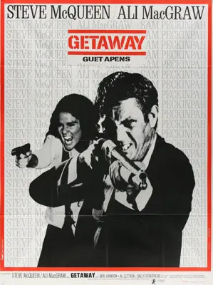 Getaway (1972) original movie poster for sale at Originalfilmart