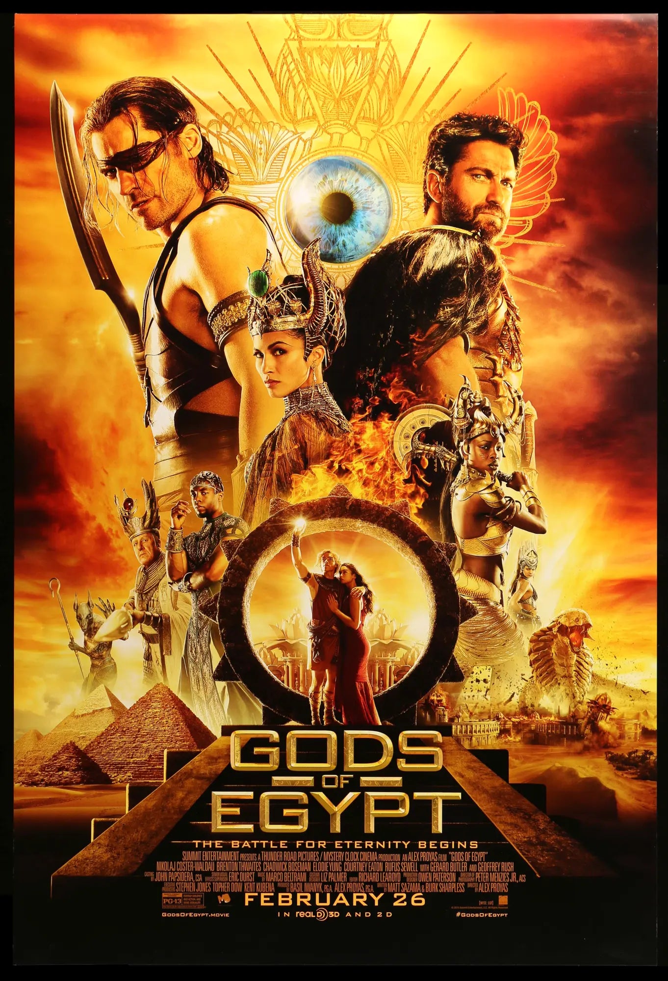 Gods of Egypt (2016) original movie poster for sale at Originalfilmart