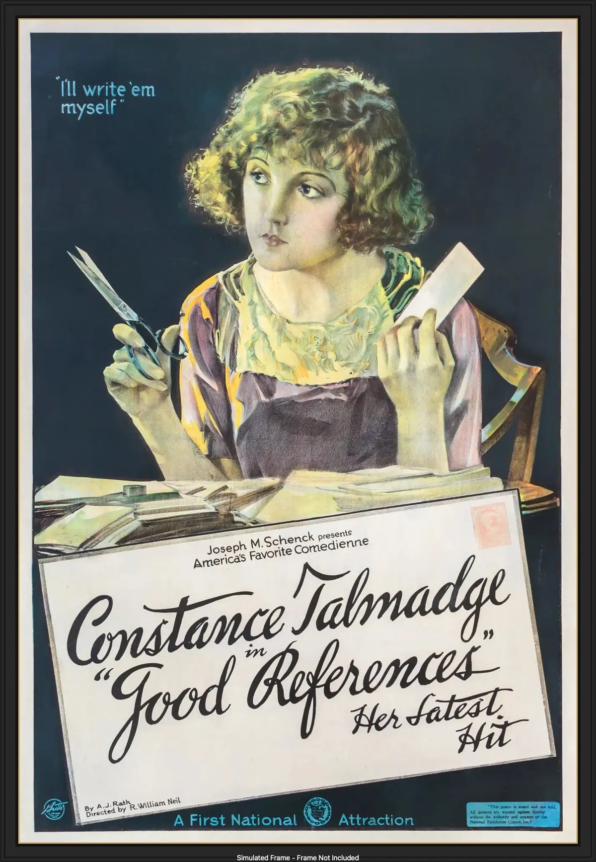 Good References (1920) original movie poster for sale at Originalfilmart