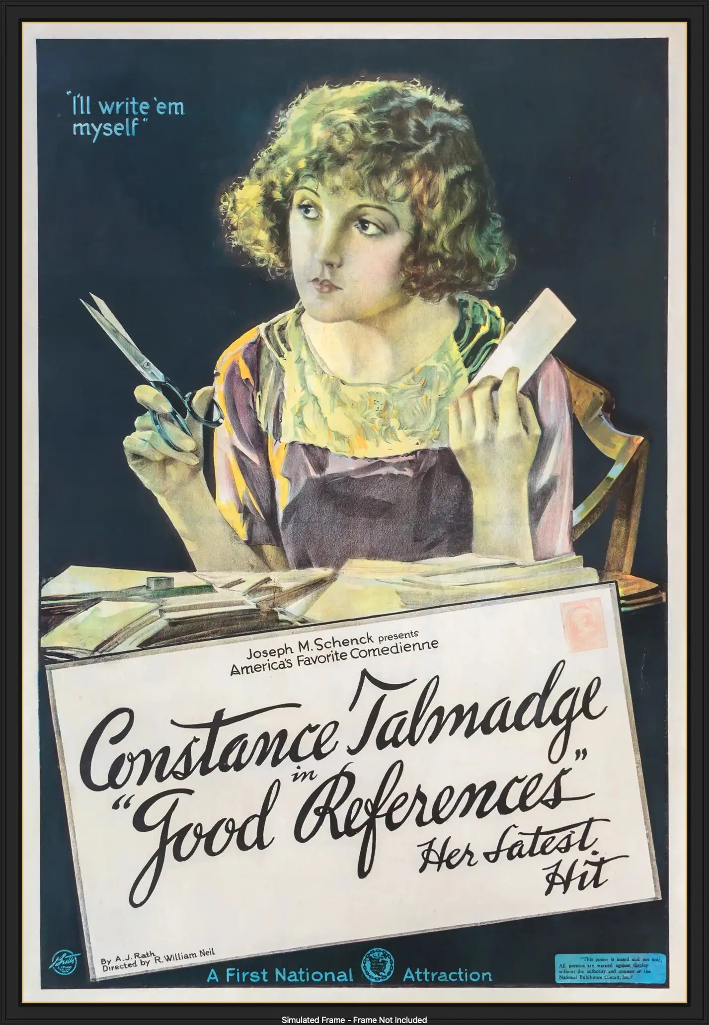 Good References (1920) original movie poster for sale at Originalfilmart